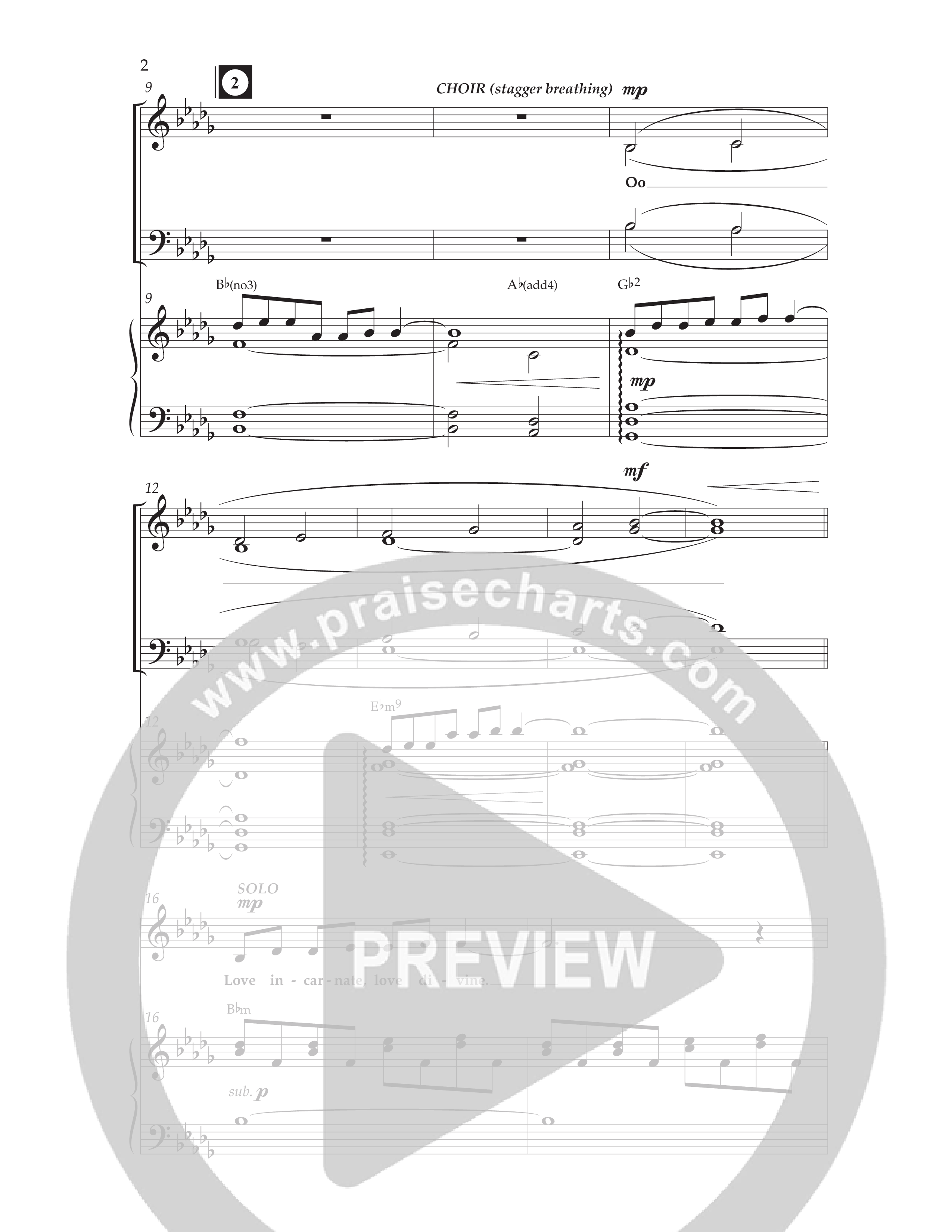 Noel (He Shall Reign Forevermore) (Choral Anthem SATB) Anthem (SATB/Piano) (Lifeway Choral / Arr. Cliff Duren)