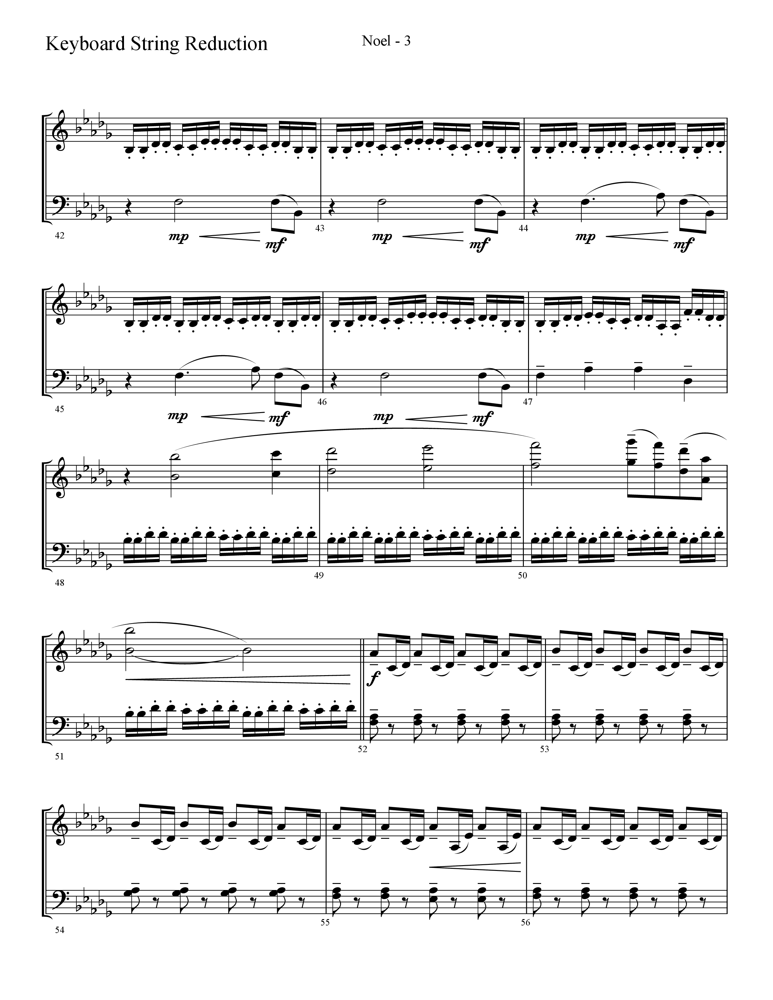 Noel (He Shall Reign Forevermore) (Choral Anthem SATB) String Reduction (Lifeway Choral / Arr. Cliff Duren)
