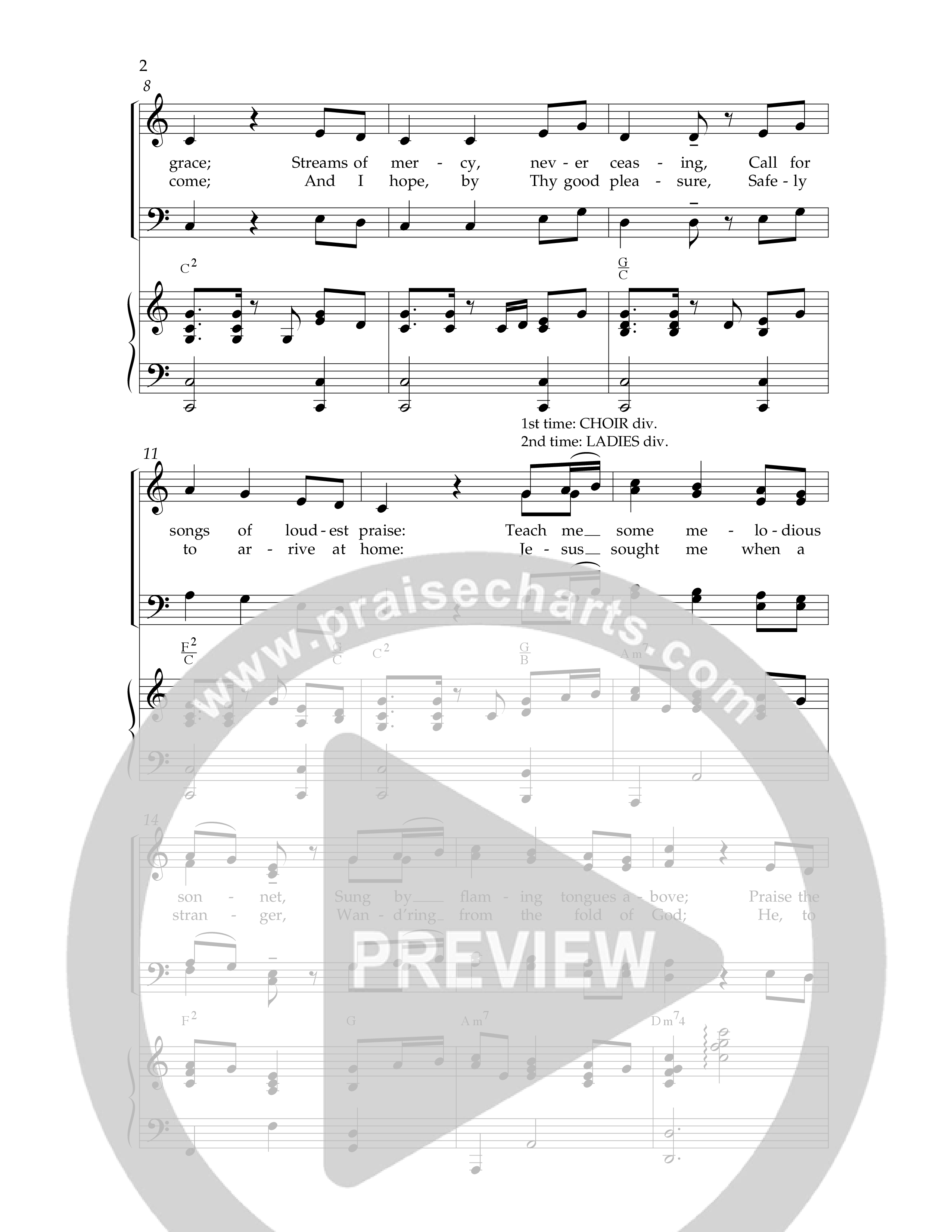 Let's Sing Hymns & Songs (8 Song Choral Collection) Song 6 (Piano SATB) (Lifeway Choral / Arr. Dennis Allen)