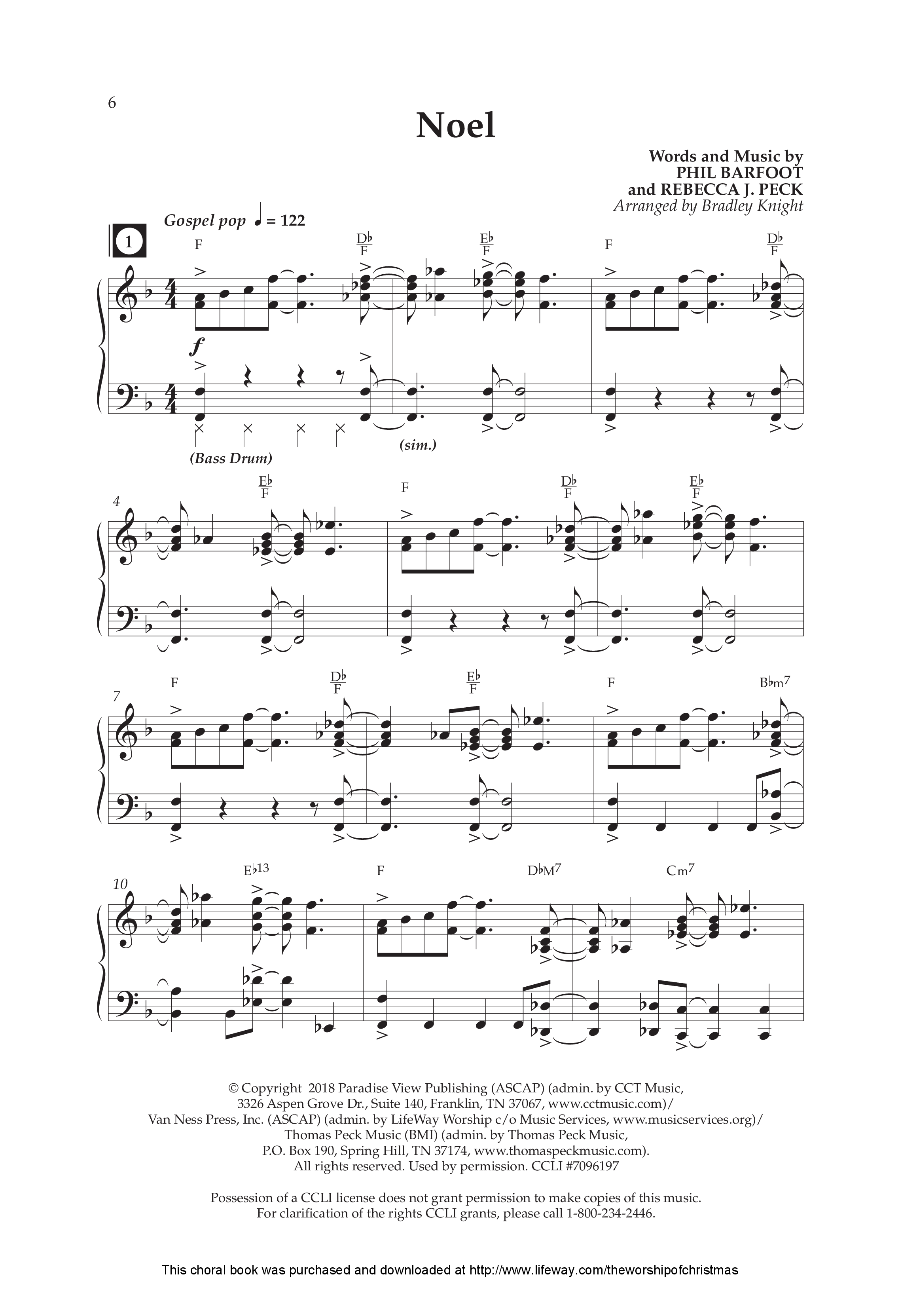 The Worship Of Christmas (12 Song Choral Collection) Choral Book (Lifeway Choral / Arr. Bradley Knight)