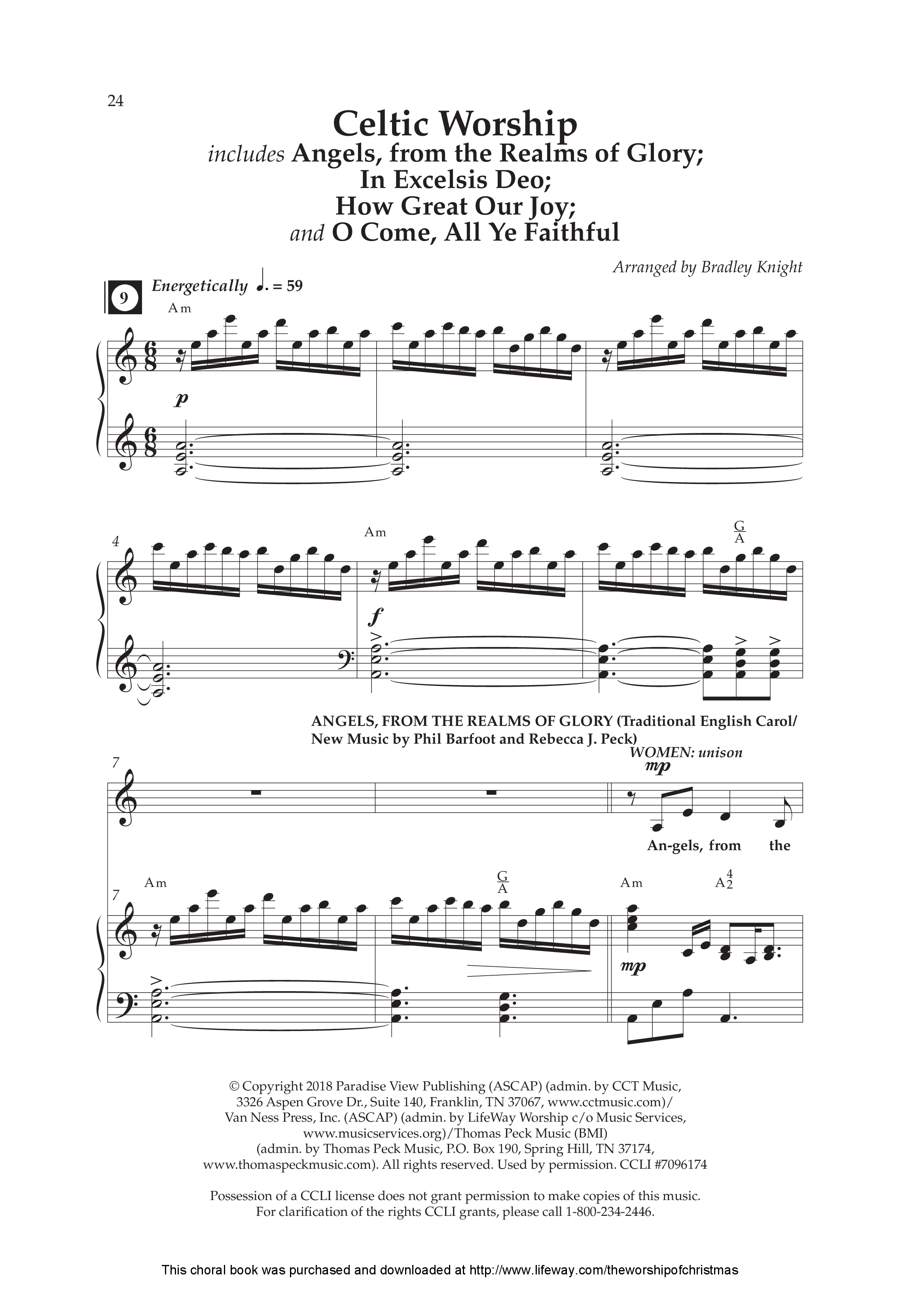 The Worship Of Christmas (12 Song Choral Collection) Song 2 (Piano SATB) (Lifeway Choral / Arr. Bradley Knight)