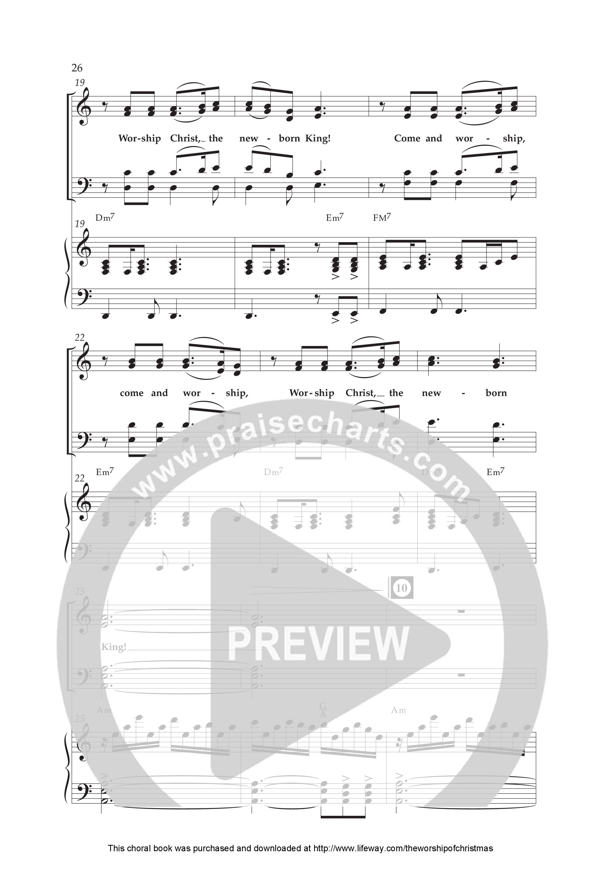 The Worship Of Christmas (12 Song Choral Collection) Song 2 (Piano SATB) (Lifeway Choral / Arr. Bradley Knight)