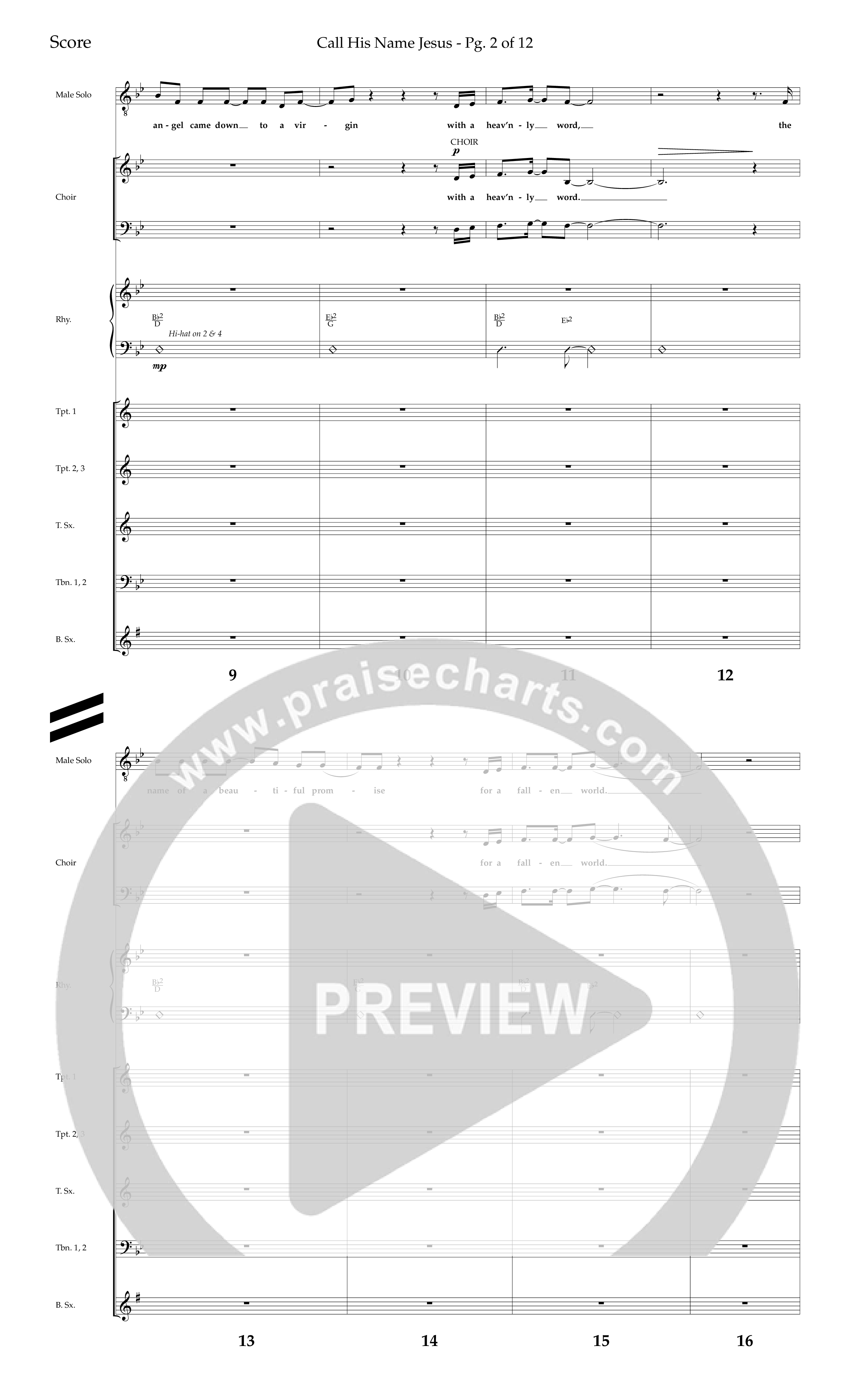 The Worship Of Christmas (12 Song Choral Collection) Song 3 (Orchestration) (Lifeway Choral / Arr. Bradley Knight)