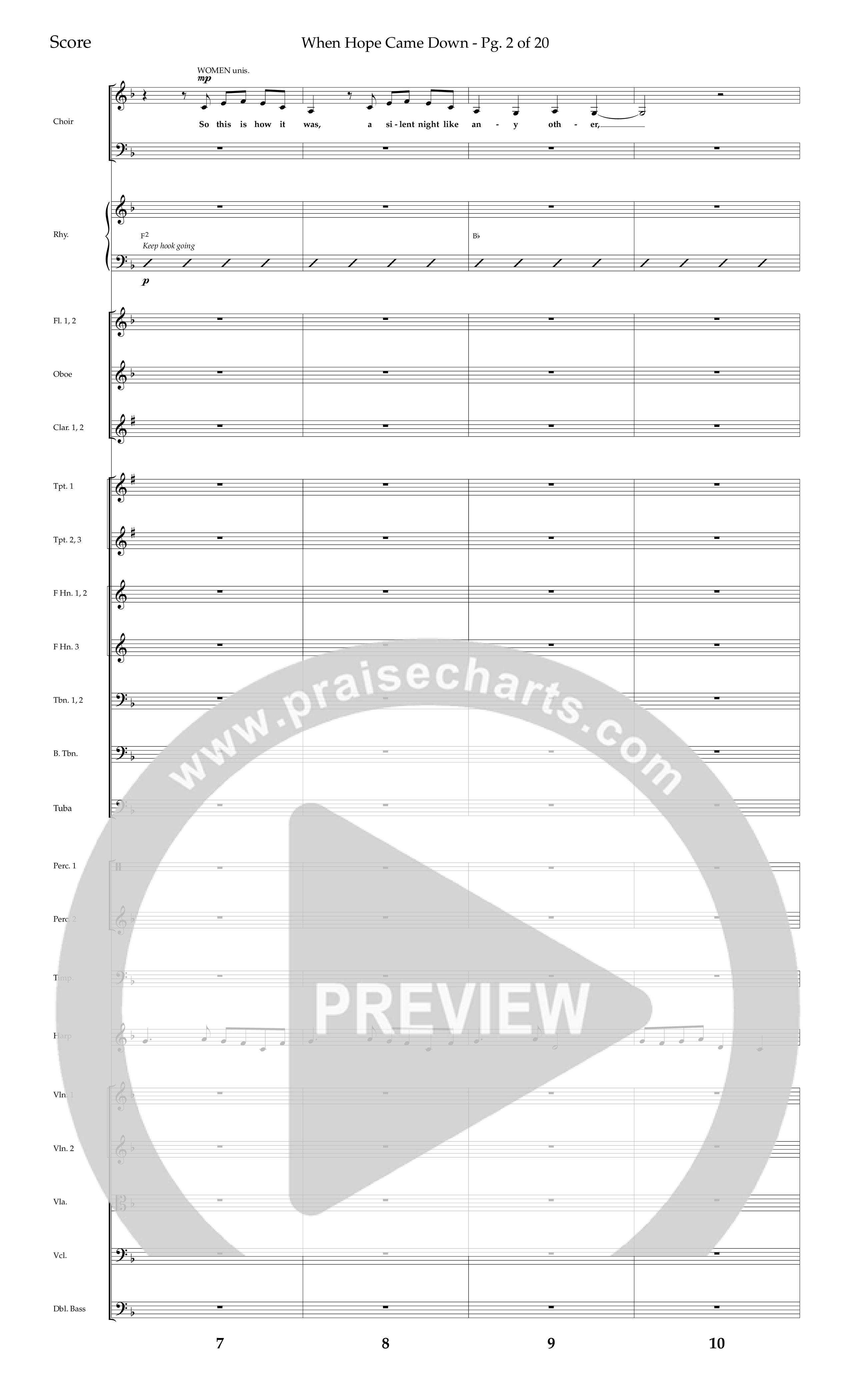 The Worship Of Christmas (12 Song Choral Collection) Song 4 (Orchestration) (Lifeway Choral / Arr. Bradley Knight)