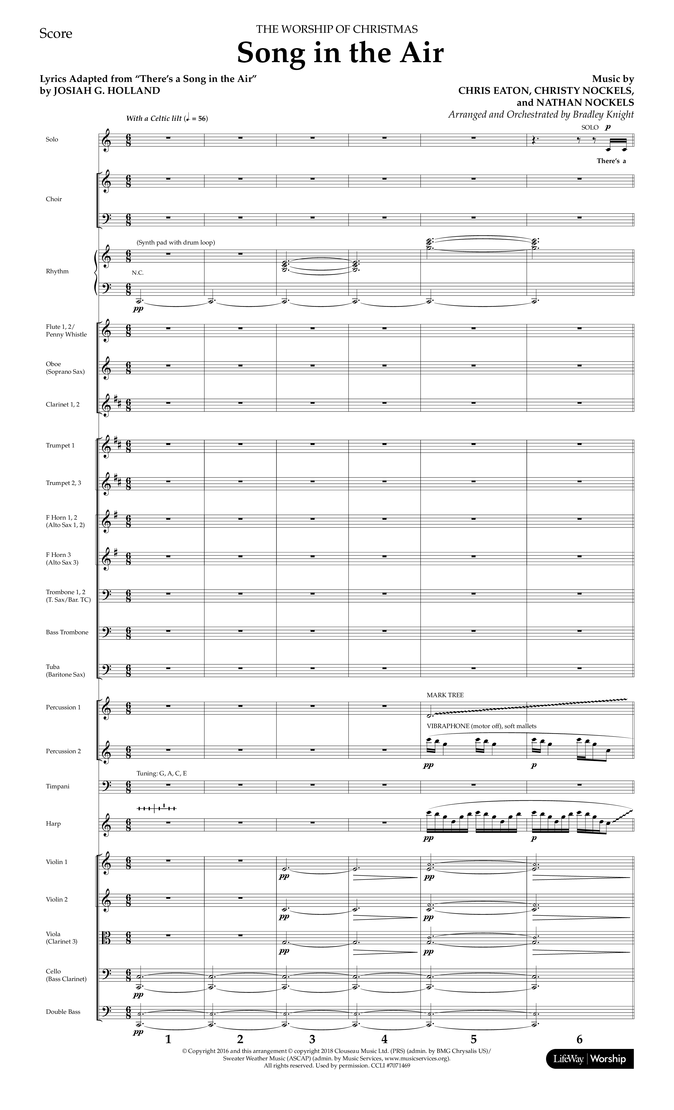 The Worship Of Christmas (12 Song Choral Collection) Song 5 (Orchestration) (Lifeway Choral / Arr. Bradley Knight)