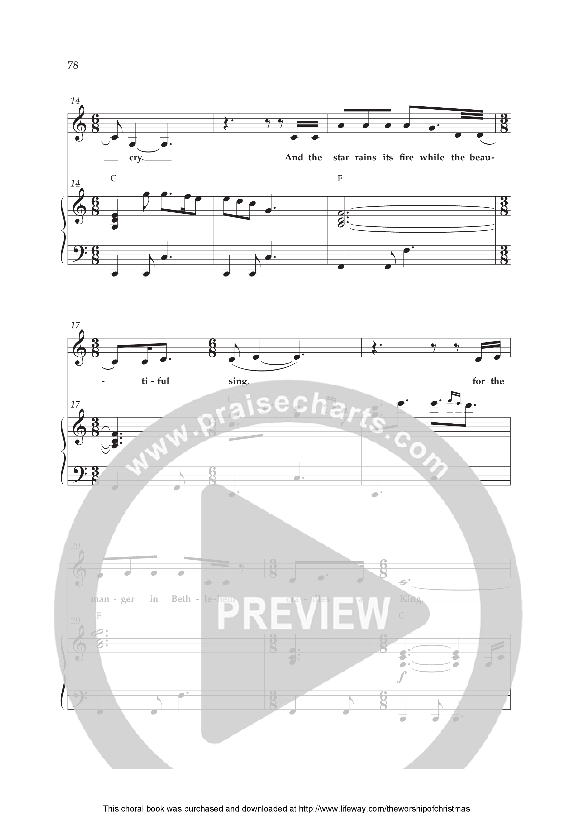 The Worship Of Christmas (12 Song Choral Collection) Song 5 (Piano SATB) (Lifeway Choral / Arr. Bradley Knight)