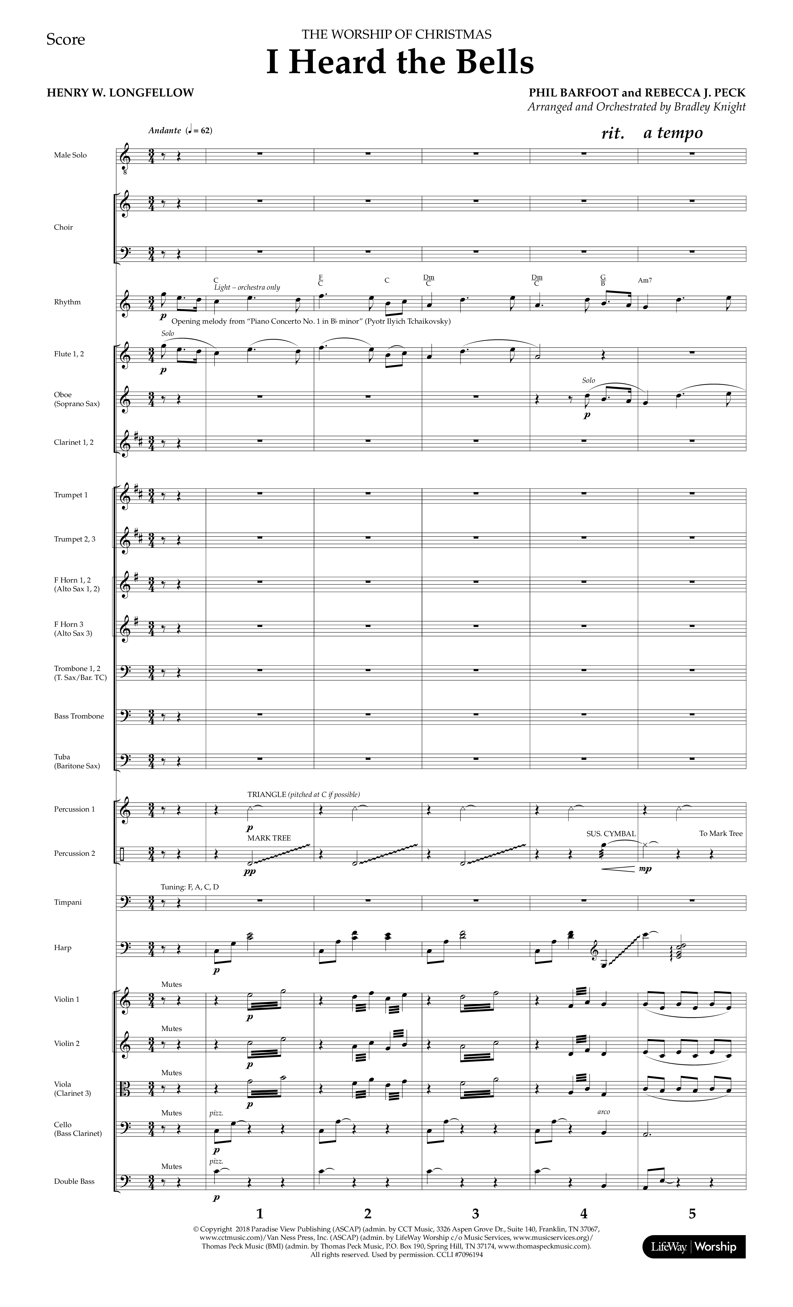 The Worship Of Christmas (12 Song Choral Collection) Song 8 (Orchestration) (Lifeway Choral / Arr. Bradley Knight)