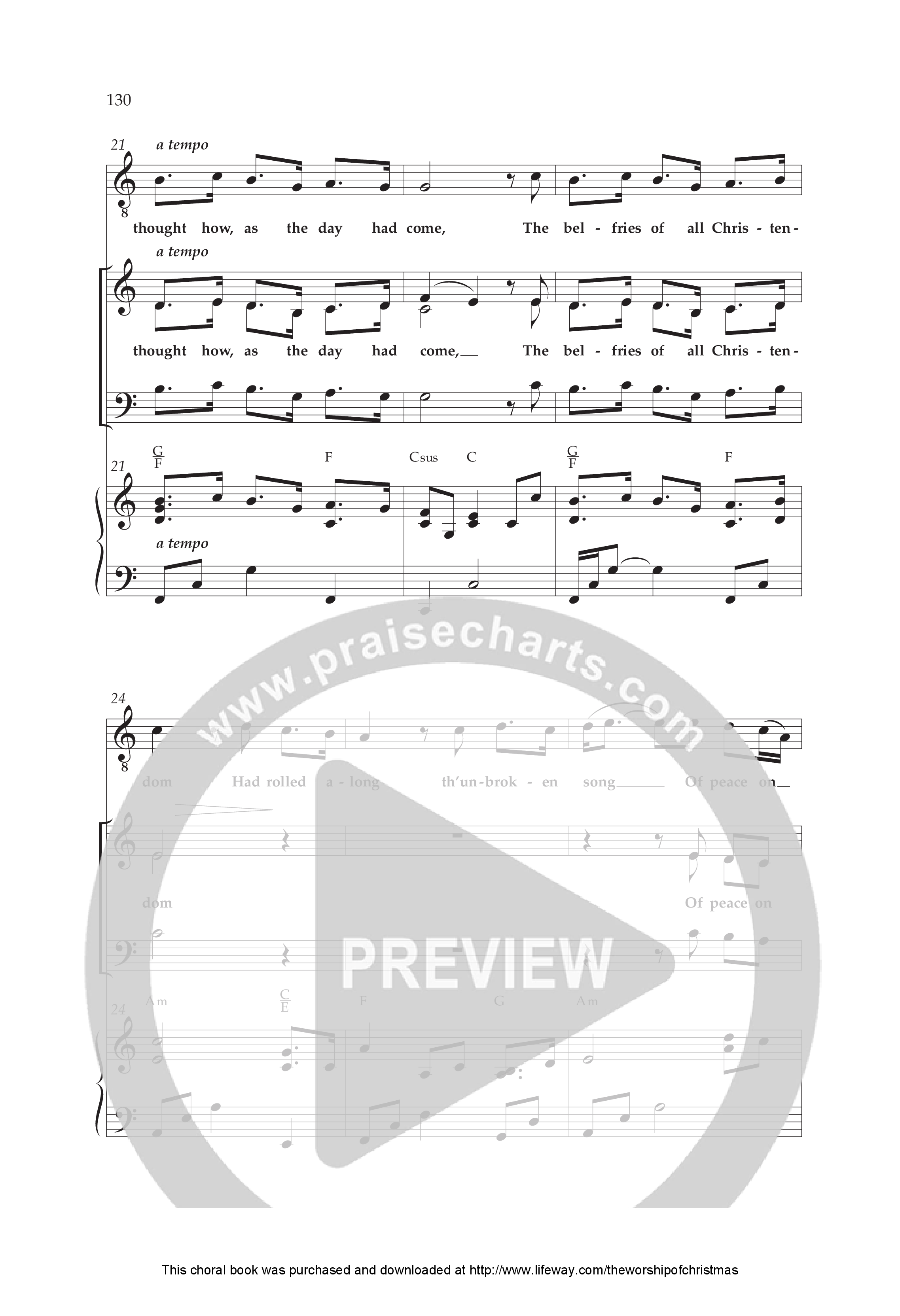 The Worship Of Christmas (12 Song Choral Collection) Song 8 (Piano SATB) (Lifeway Choral / Arr. Bradley Knight)