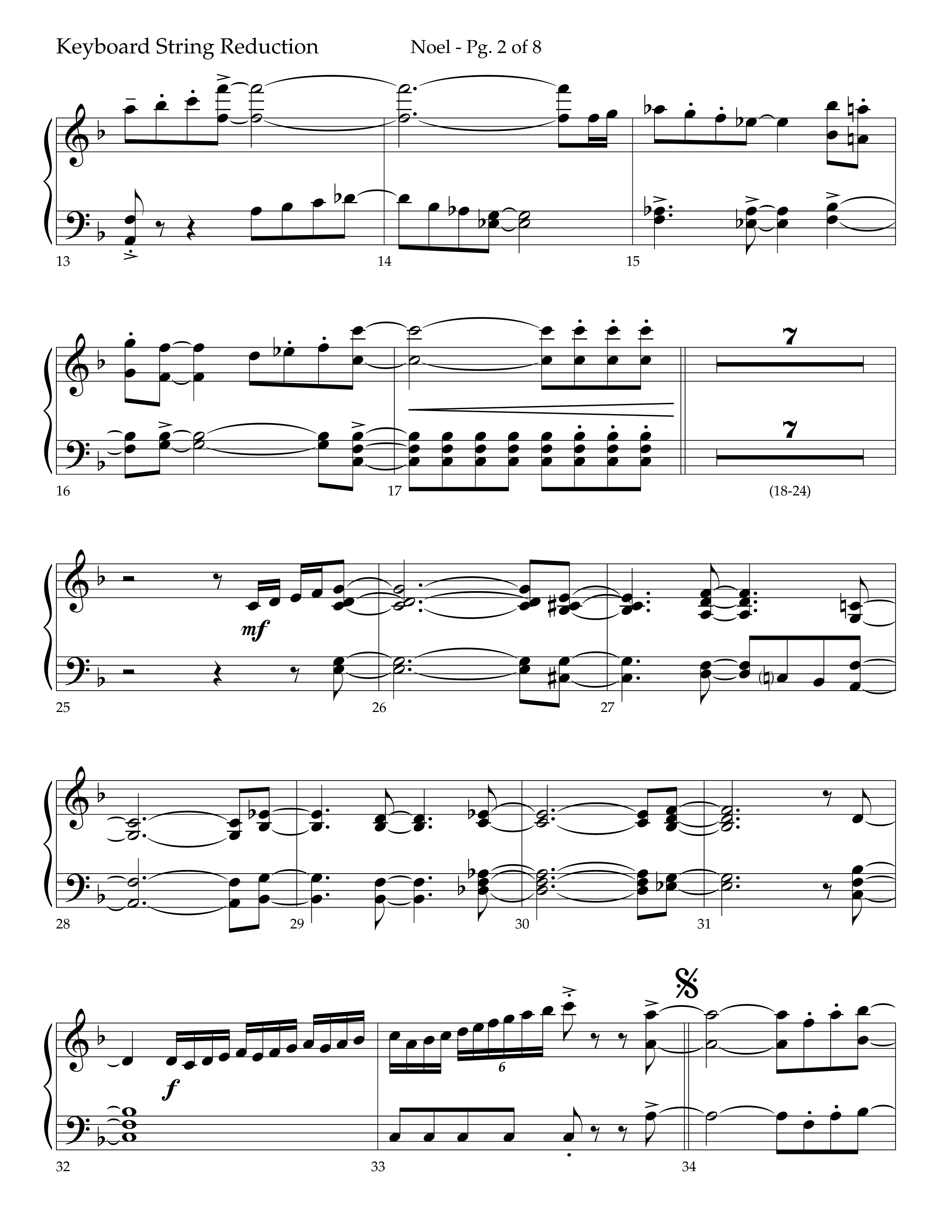 Noel (Choral Anthem SATB) String Reduction (Lifeway Choral / Arr. Bradley Knight)