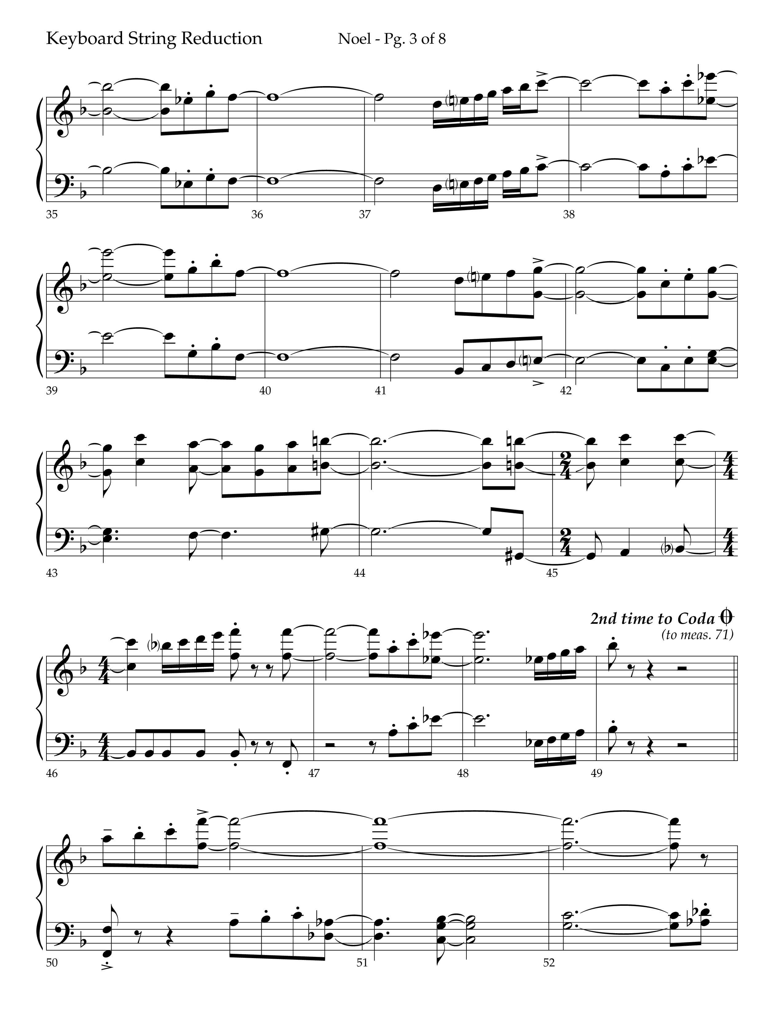 Noel (Choral Anthem SATB) String Reduction (Lifeway Choral / Arr. Bradley Knight)