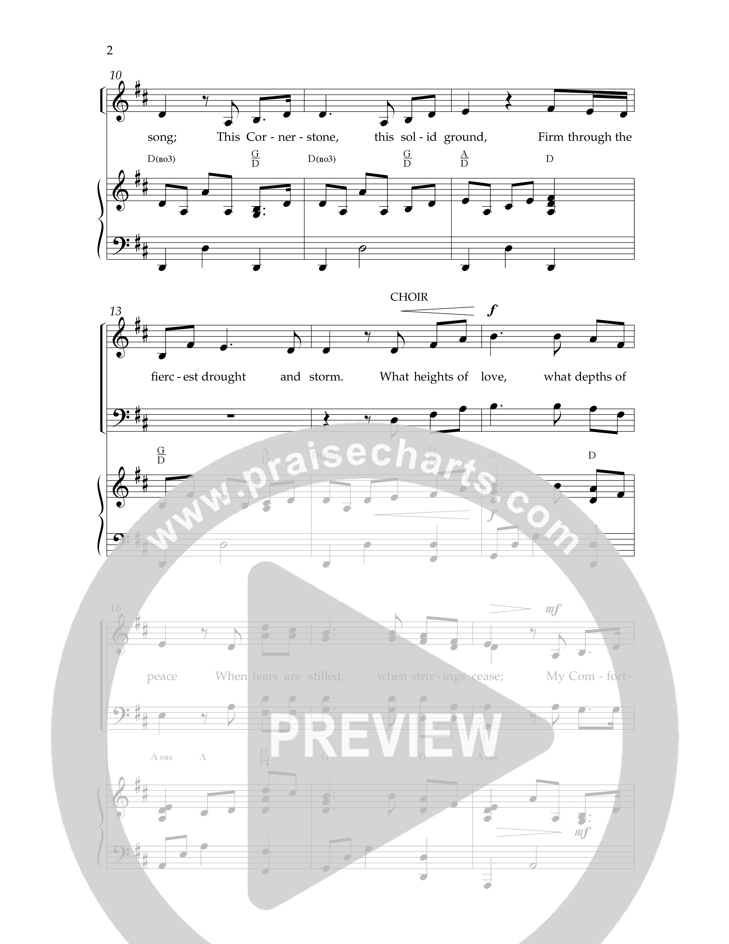 In Christ Alone Medley (Choral Anthem SATB) Anthem (SATB/Piano) (Lifeway Choral / Arr. Dennis Allen)