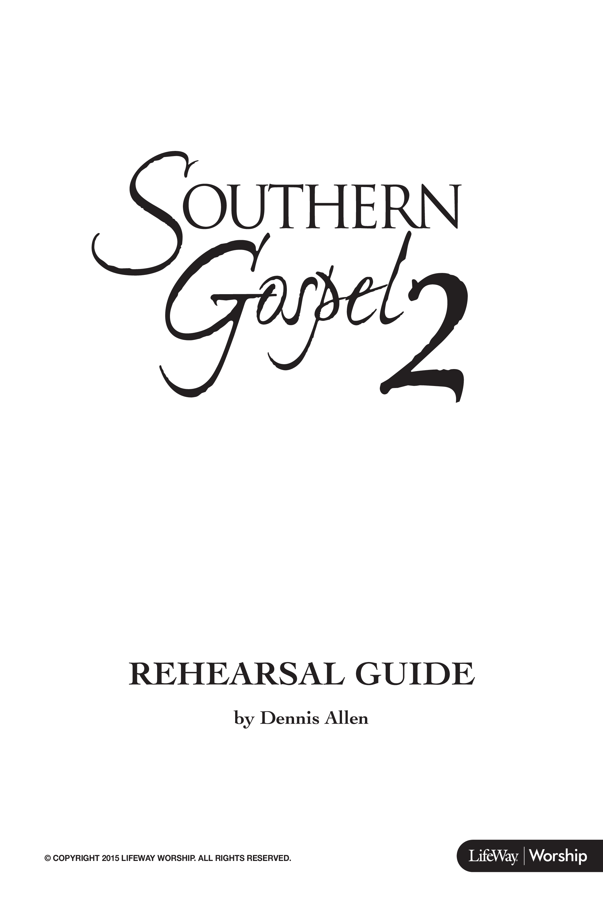 Let's Sing Southern Gospel Vol 2 (10 Song Choral Collection) Orchestrations (Lifeway Choral / Arr. Dennis Allen)