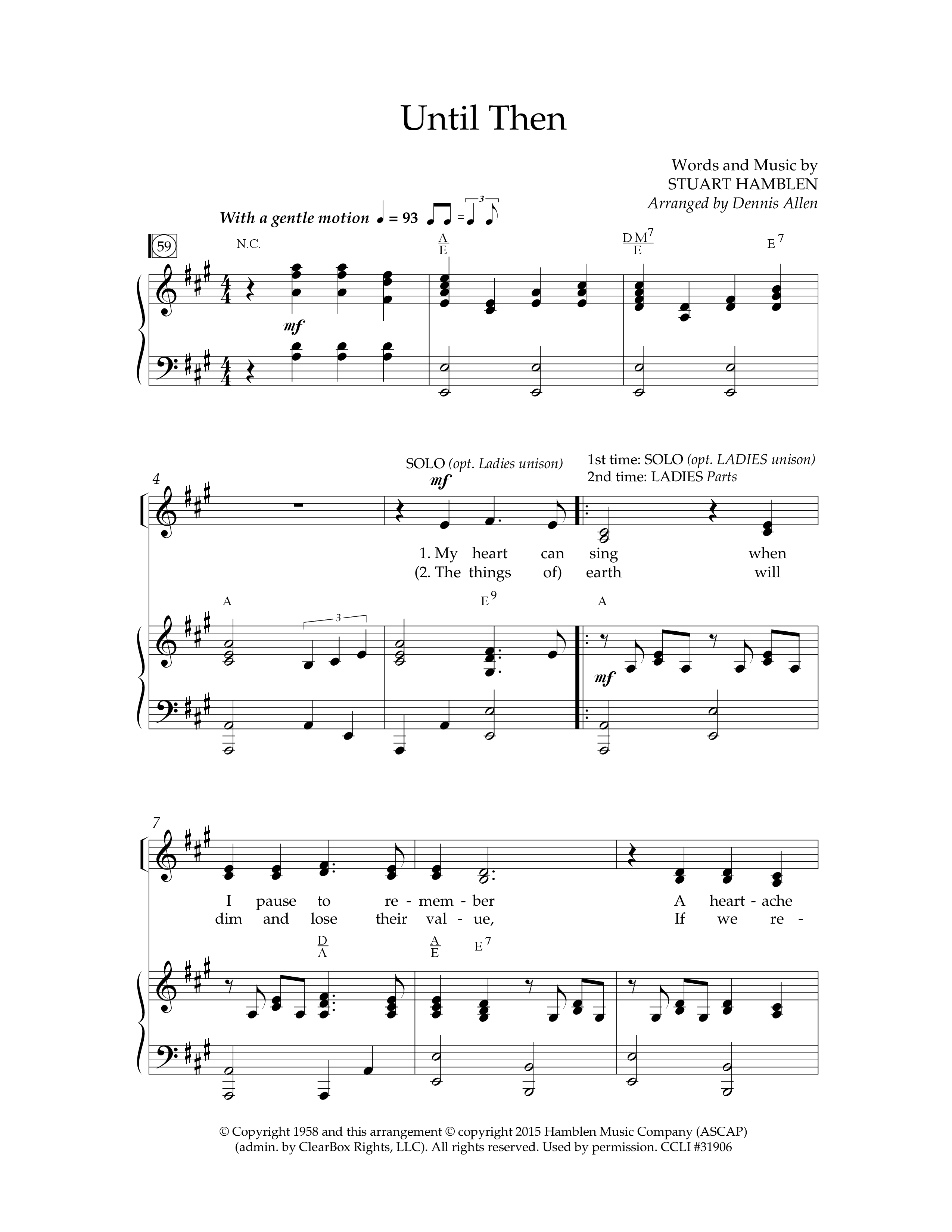 Let's Sing Southern Gospel Vol 2 (10 Song Choral Collection) Song 10 (Piano SATB) (Lifeway Choral / Arr. Dennis Allen)