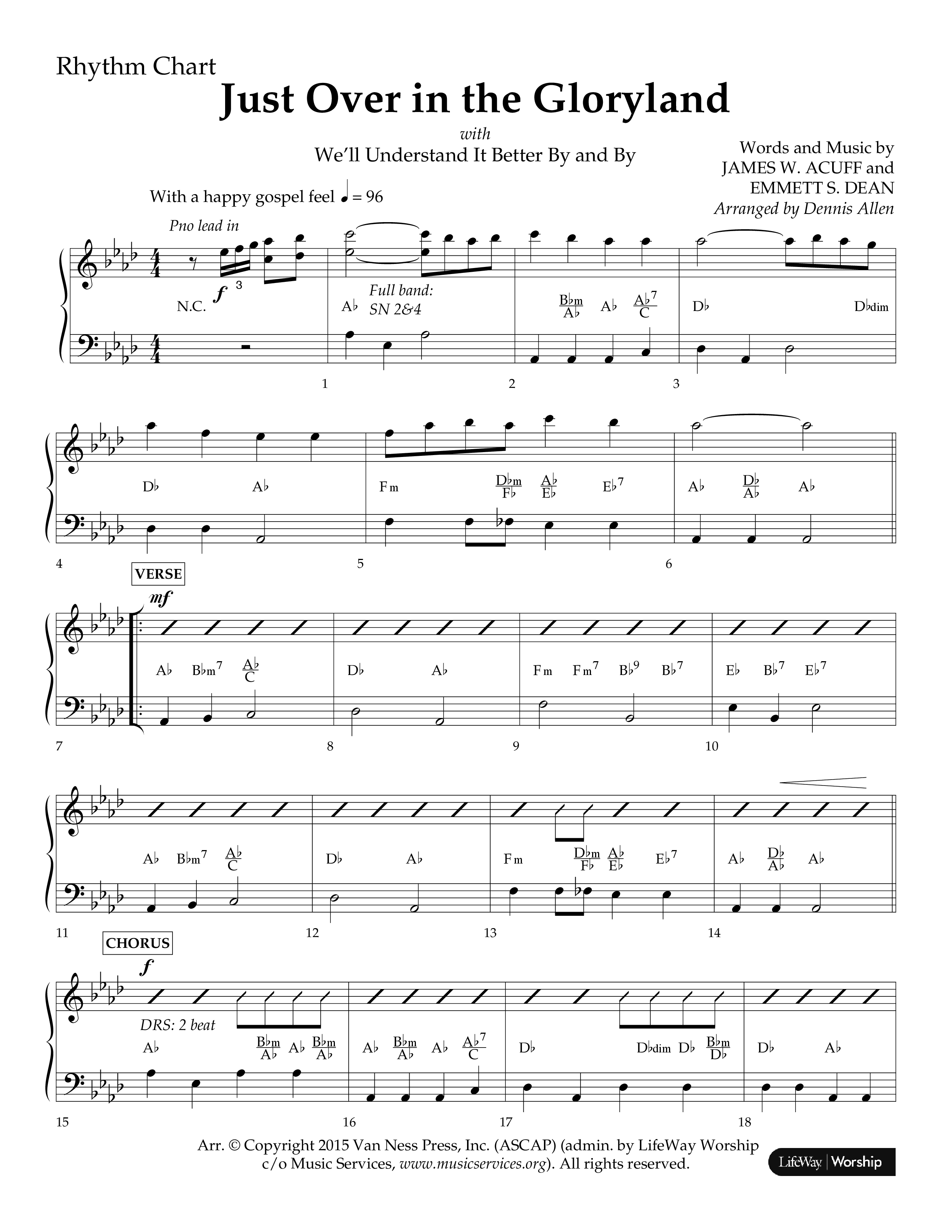 Let's Sing Southern Gospel Vol 2 (10 Song Choral Collection) Rhythm Collection (Lifeway Choral / Arr. Dennis Allen)