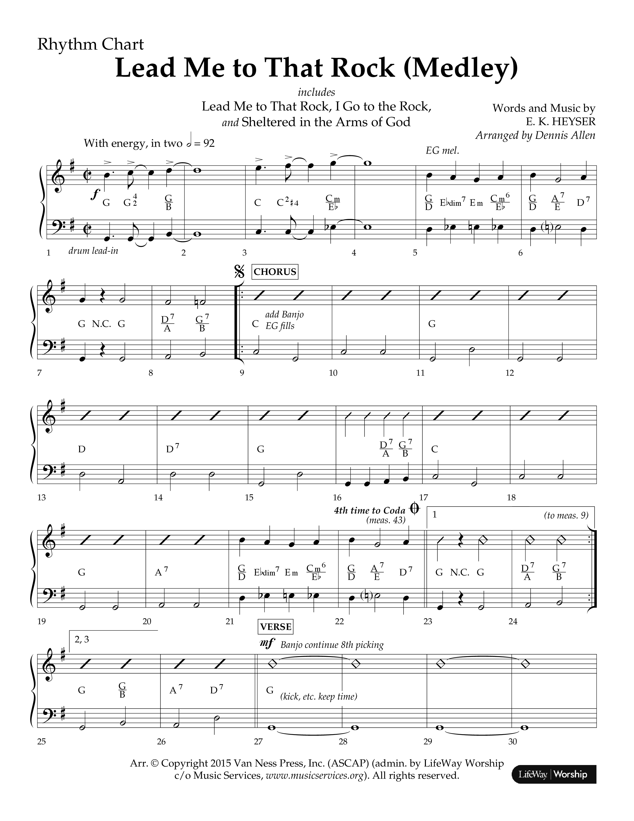 Let's Sing Southern Gospel Vol 2 (10 Song Choral Collection) Song 4 (Rhythm) (Lifeway Choral / Arr. Dennis Allen)