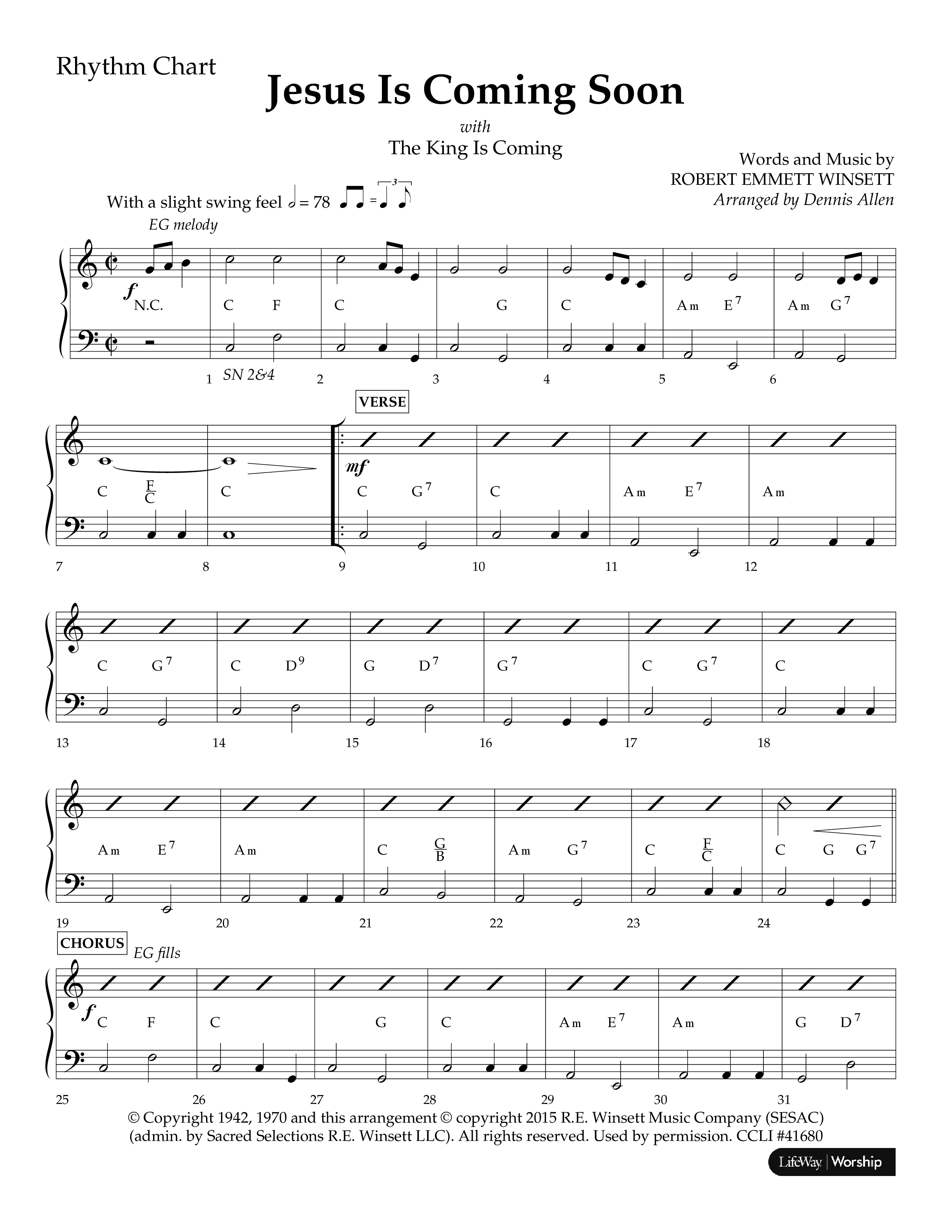 Let's Sing Southern Gospel Vol 2 (10 Song Choral Collection) Song 7 (Rhythm) (Lifeway Choral / Arr. Dennis Allen)