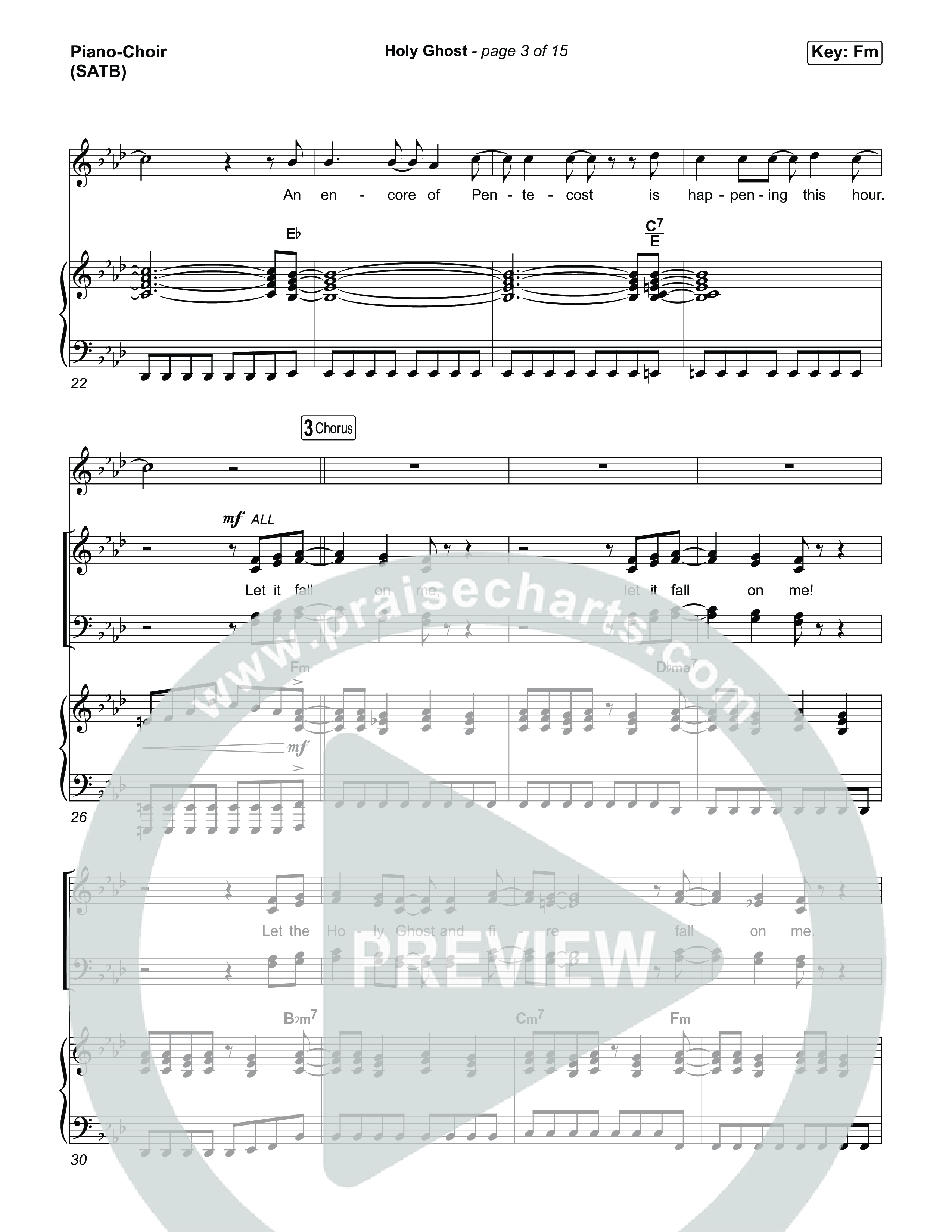 Holy Ghost Piano/Vocal Pack (Taylor Fish)