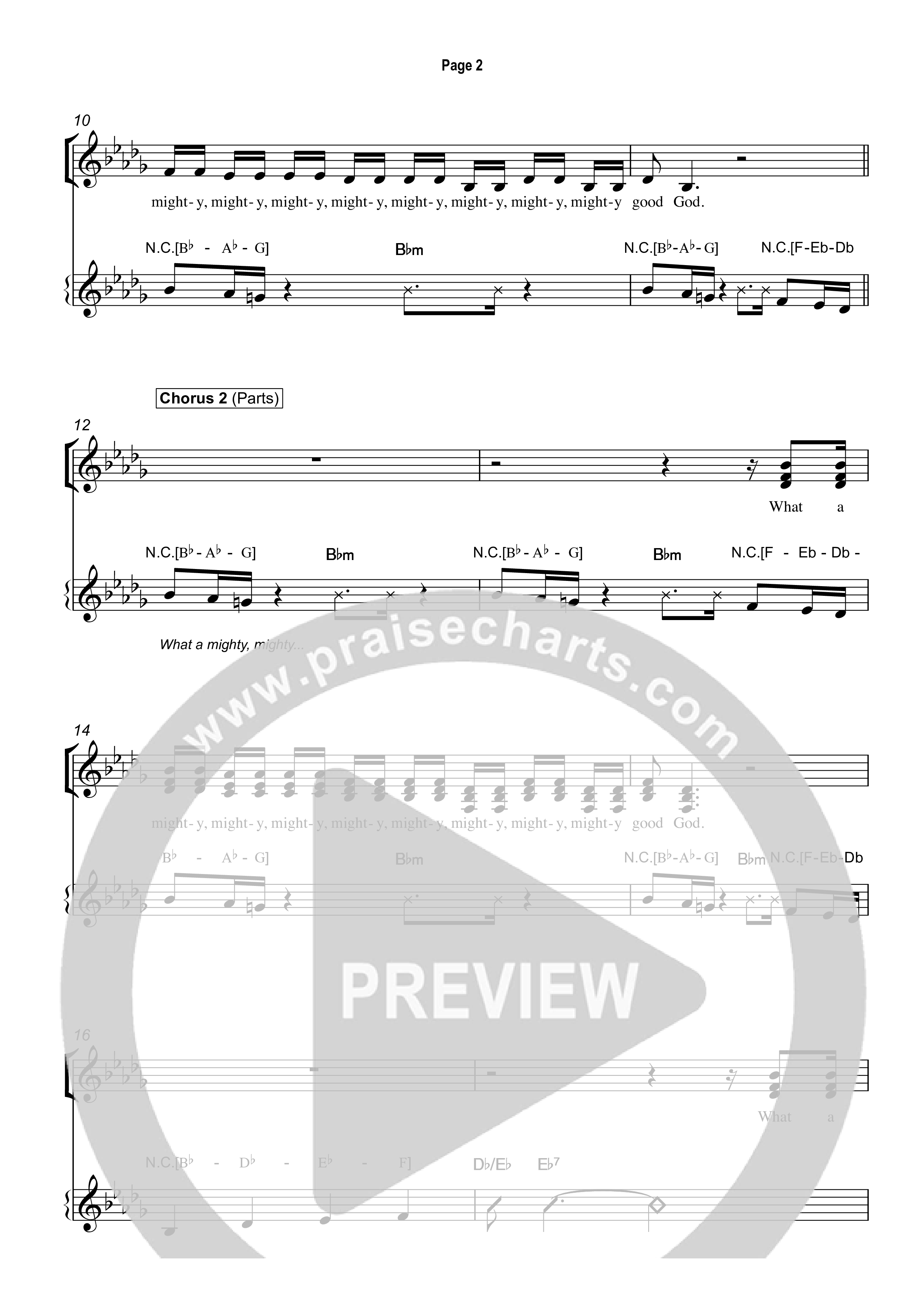 Mighty Mighty Good God Lead Sheet (SAT) (Taylor Fish)