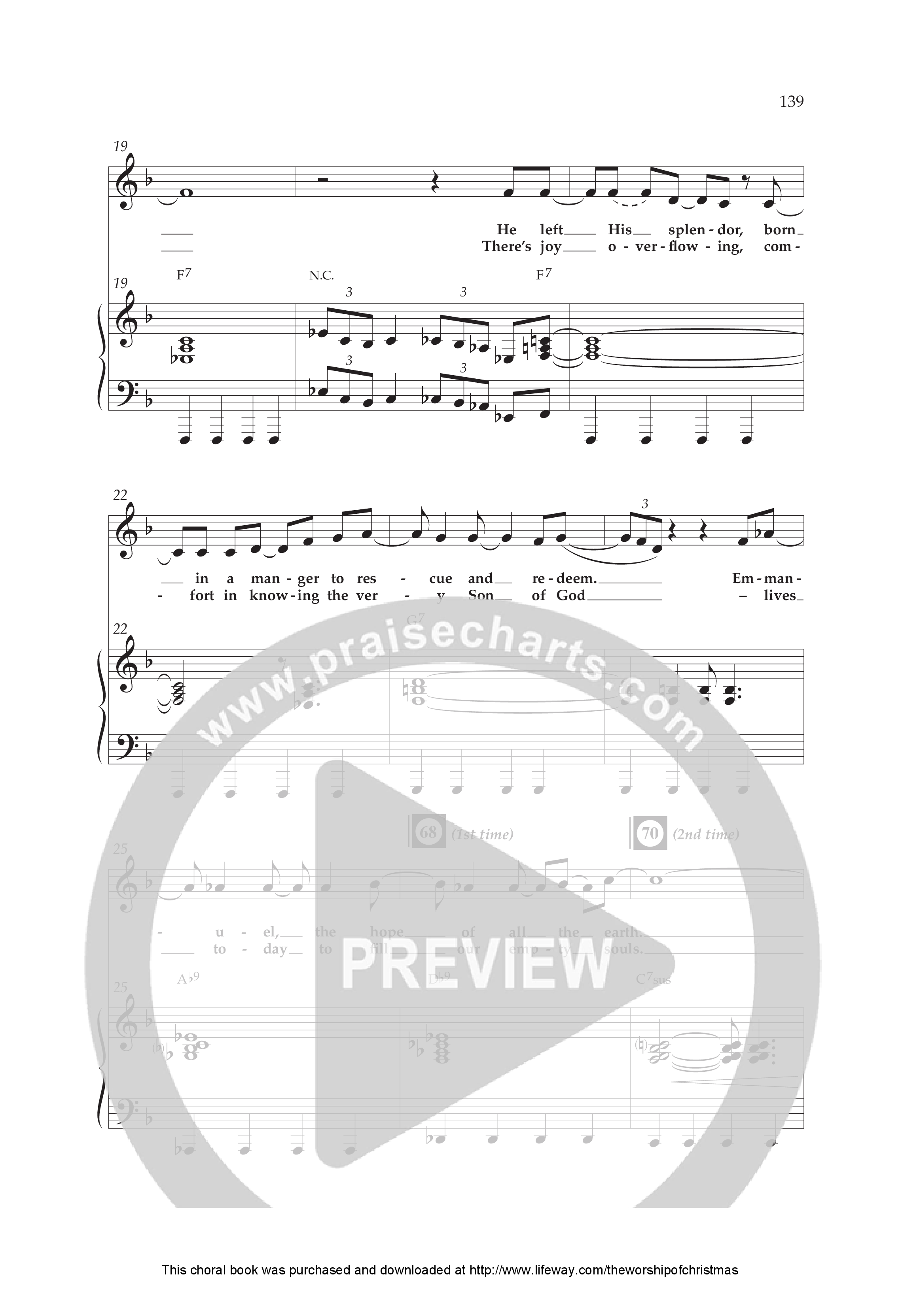 God Is With Us (Choral Anthem SATB) Anthem (SATB/Piano) (Lifeway Choral / Arr. Bradley Knight)