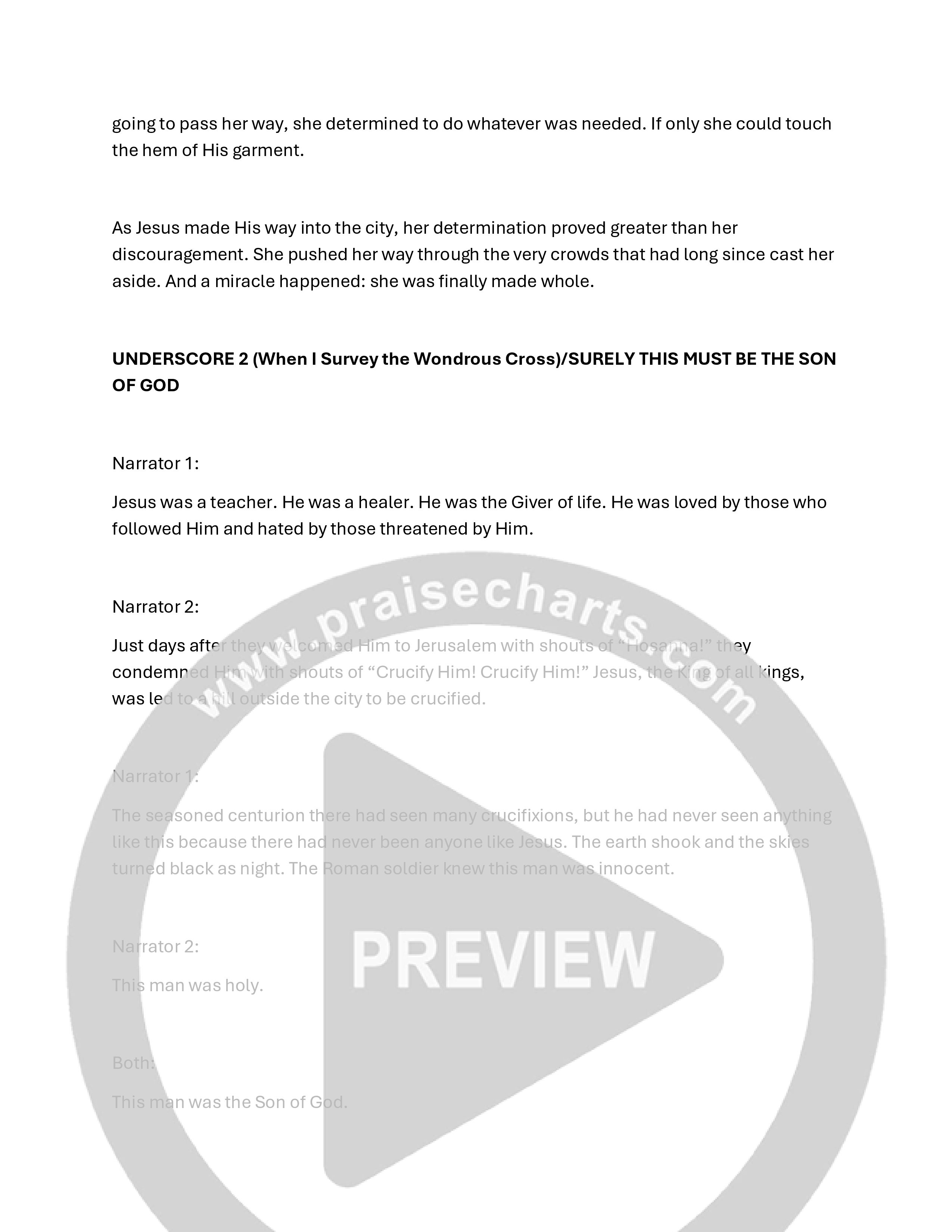 The Story Of Jesus (10 Song Choral Collection) Instructions (Lifeway Choral / Arr. Cliff Duren)