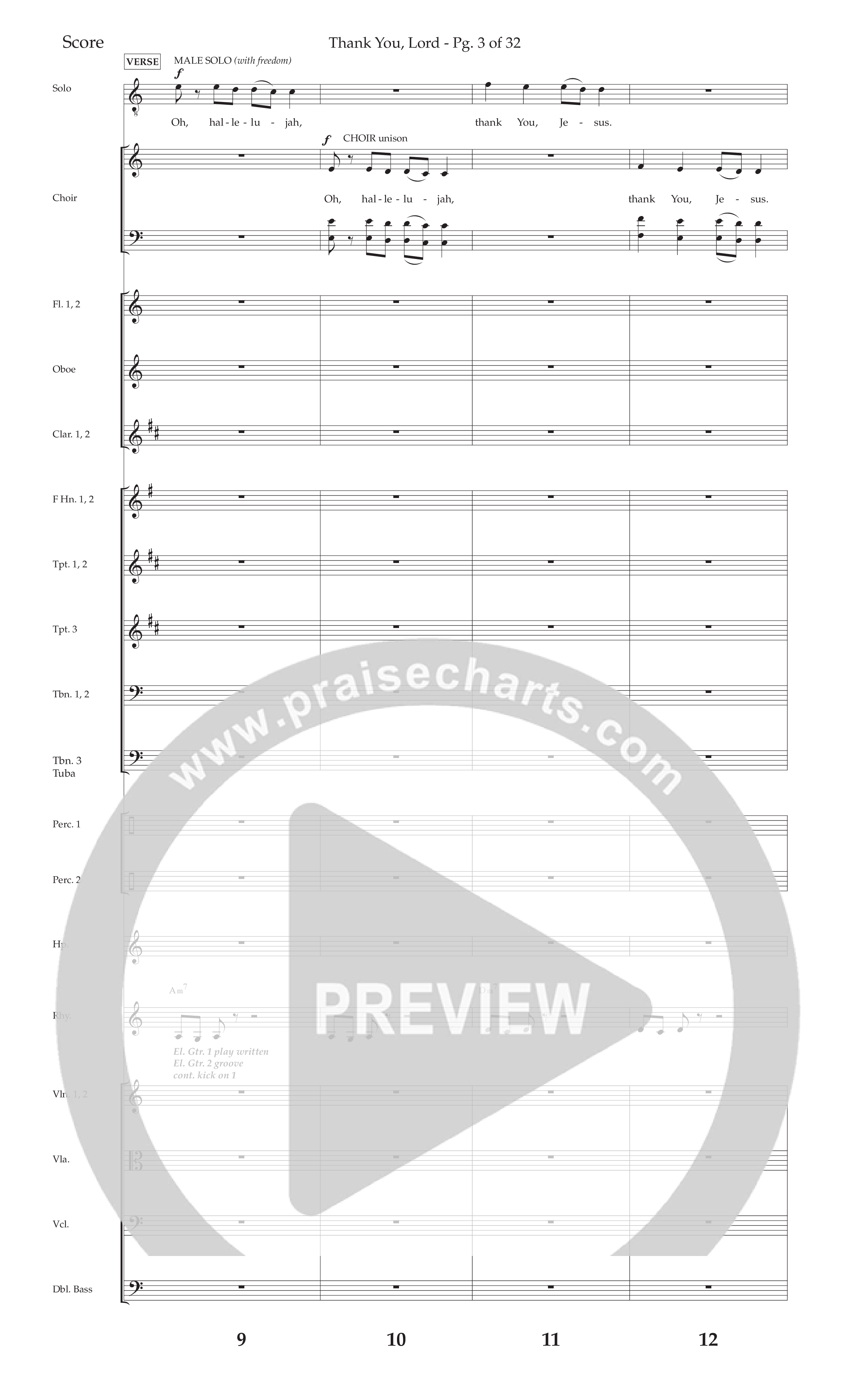 The Story Of Jesus (10 Song Choral Collection) Song 10 (Orchestration) (Lifeway Choral / Arr. Cliff Duren)