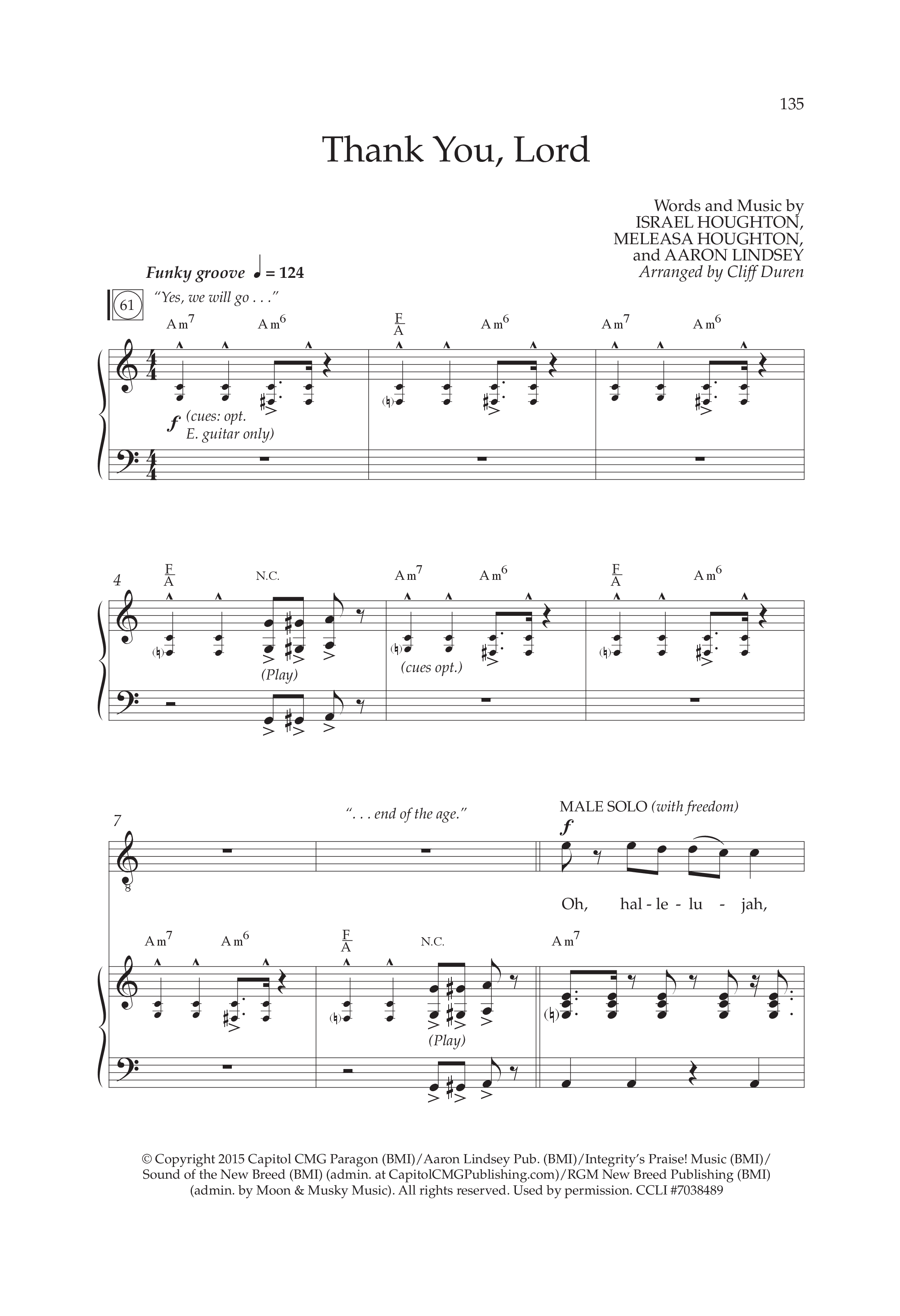 The Story Of Jesus (10 Song Choral Collection) Song 10 (Piano SATB) (Lifeway Choral / Arr. Cliff Duren)