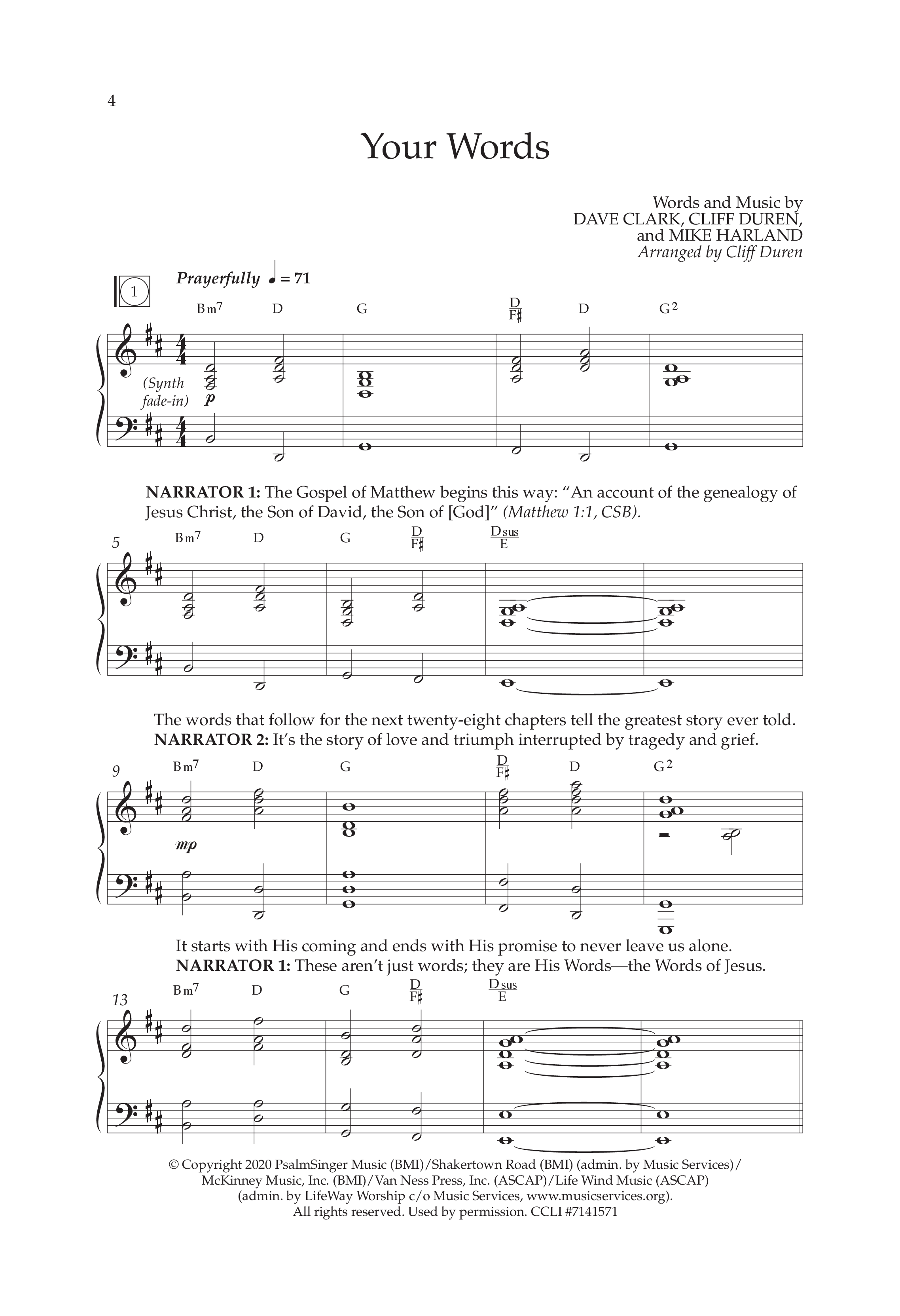 The Story Of Jesus (10 Song Choral Collection) Choral Book (Lifeway Choral / Arr. Cliff Duren)