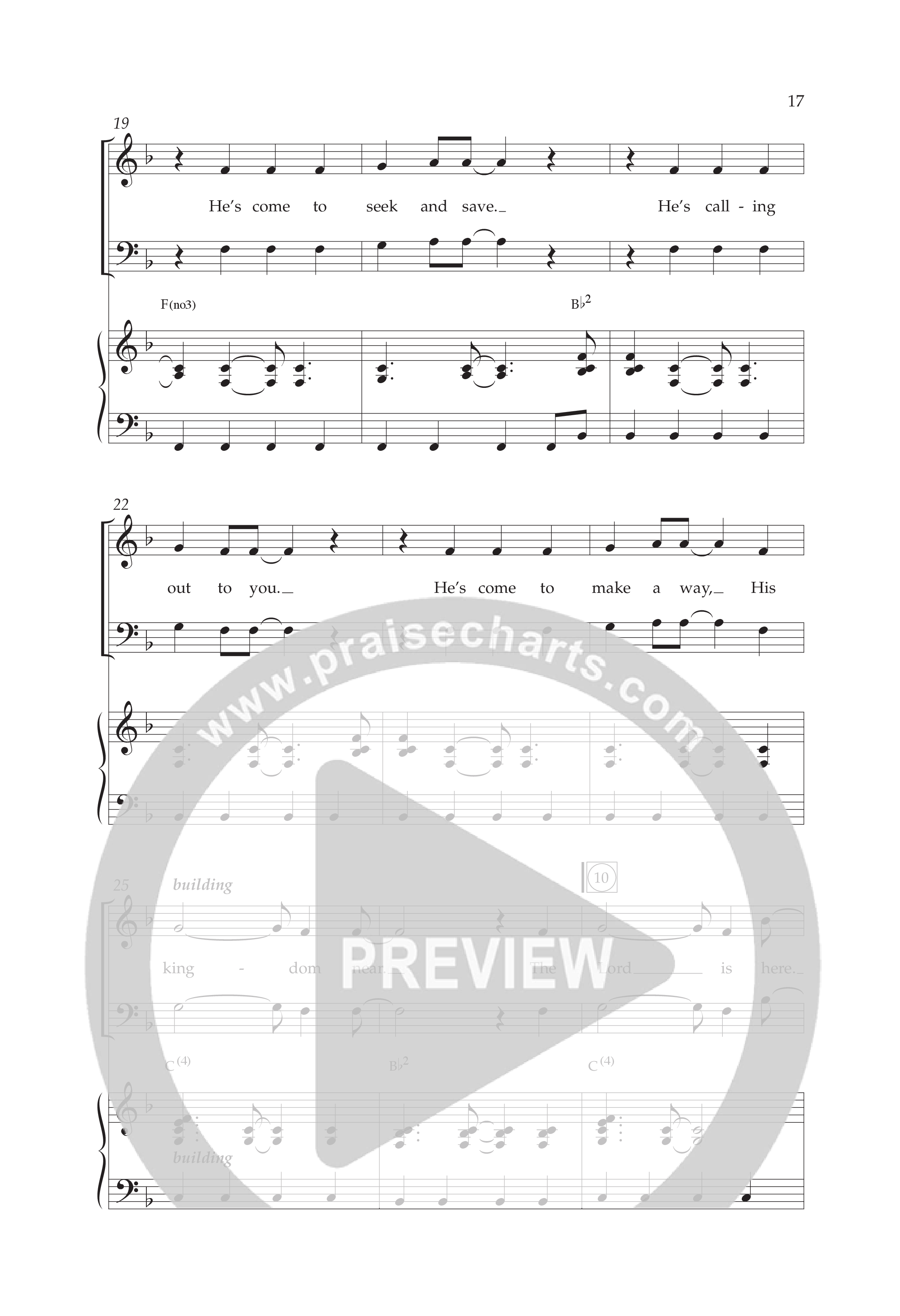 The Story Of Jesus (10 Song Choral Collection) Song 2 (Piano SATB) (Lifeway Choral / Arr. Cliff Duren)