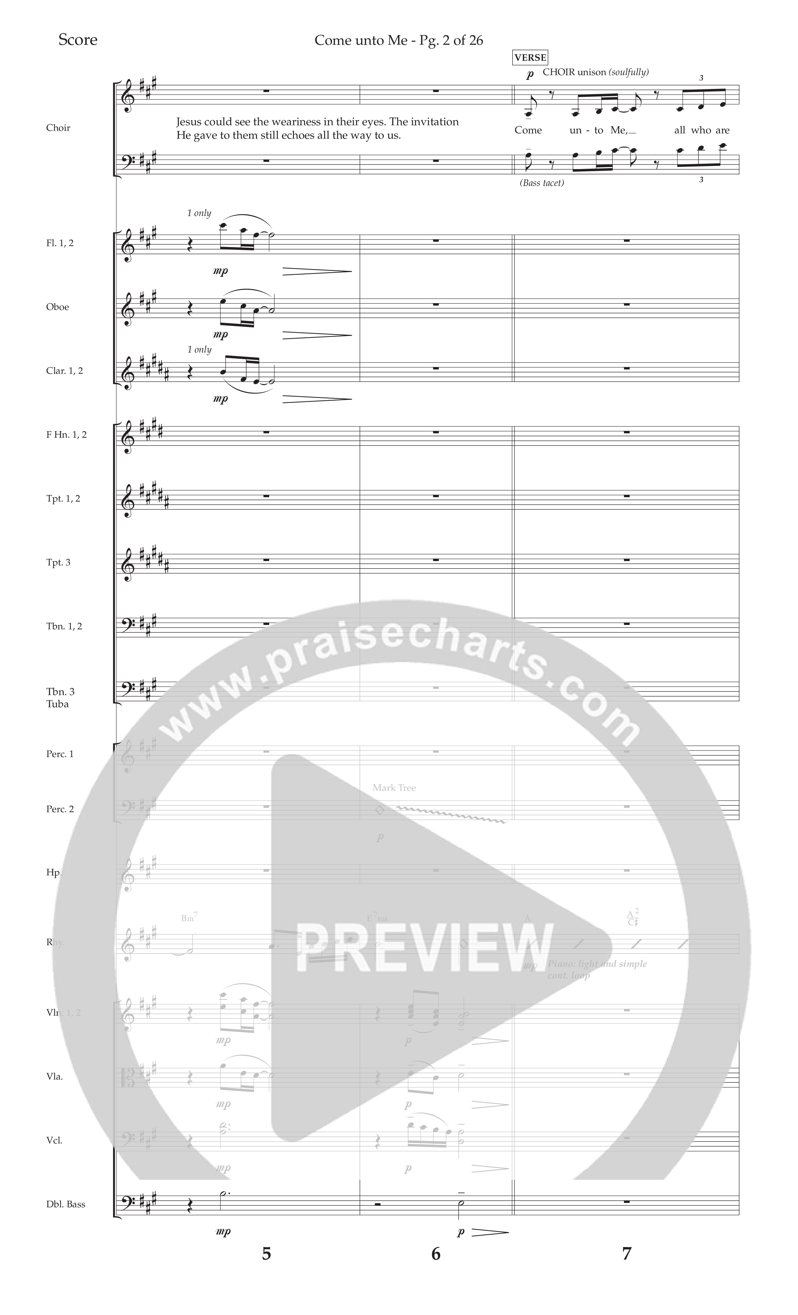 The Story Of Jesus (10 Song Choral Collection) Song 3 (Orchestration) (Lifeway Choral / Arr. Cliff Duren)