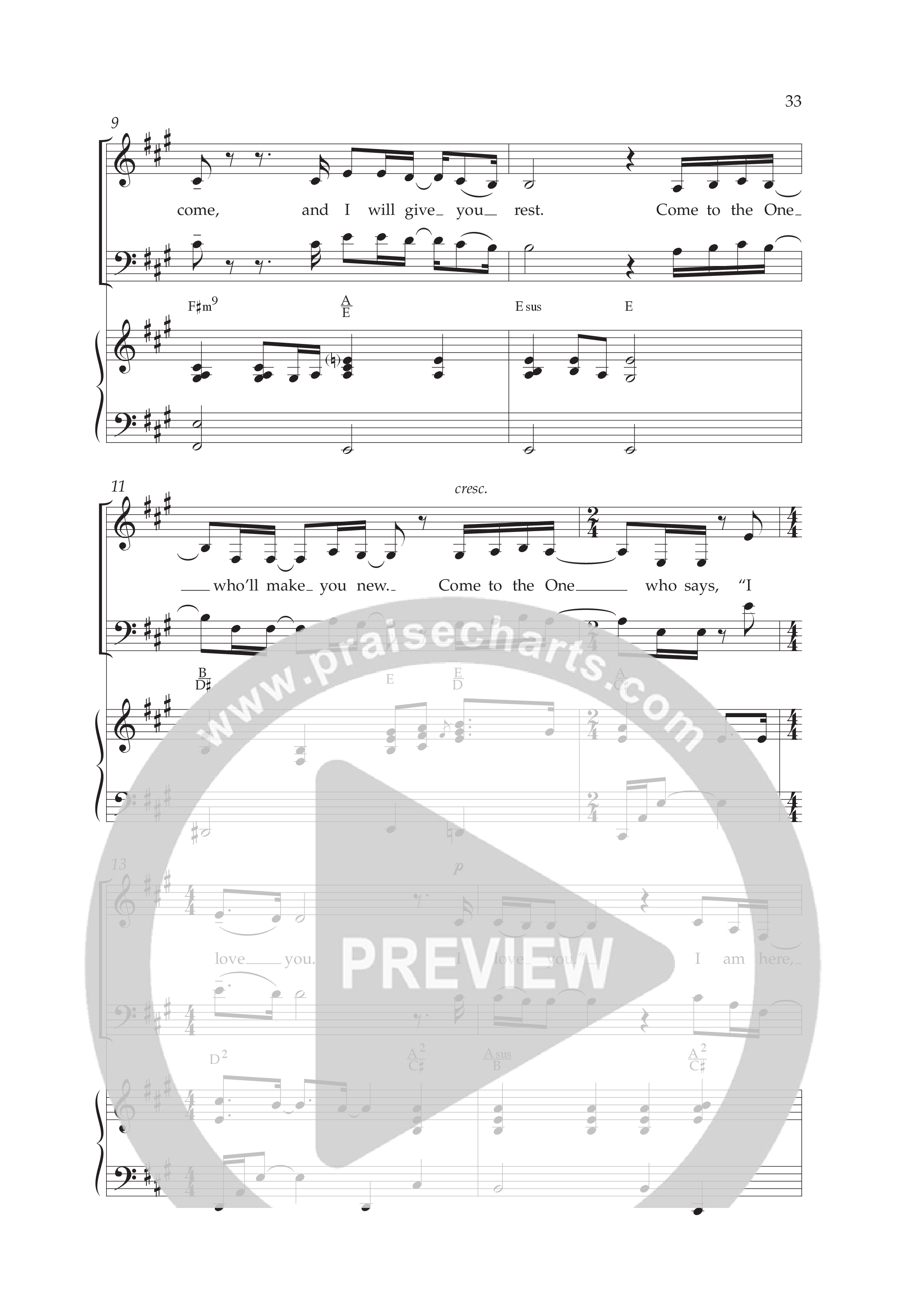 The Story Of Jesus (10 Song Choral Collection) Song 3 (Piano SATB) (Lifeway Choral / Arr. Cliff Duren)