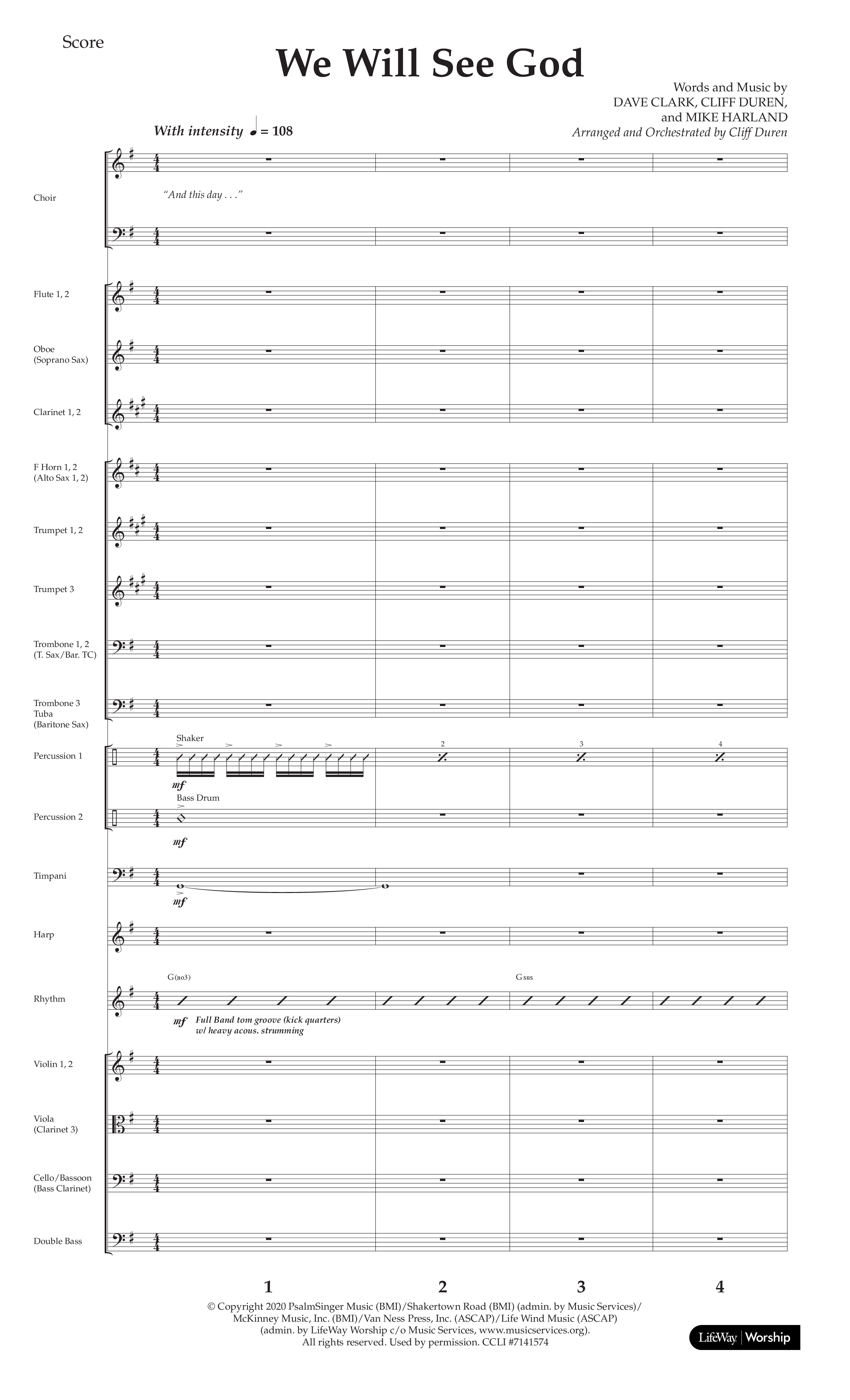 The Story Of Jesus (10 Song Choral Collection) Song 4 (Orchestration) (Lifeway Choral / Arr. Cliff Duren)