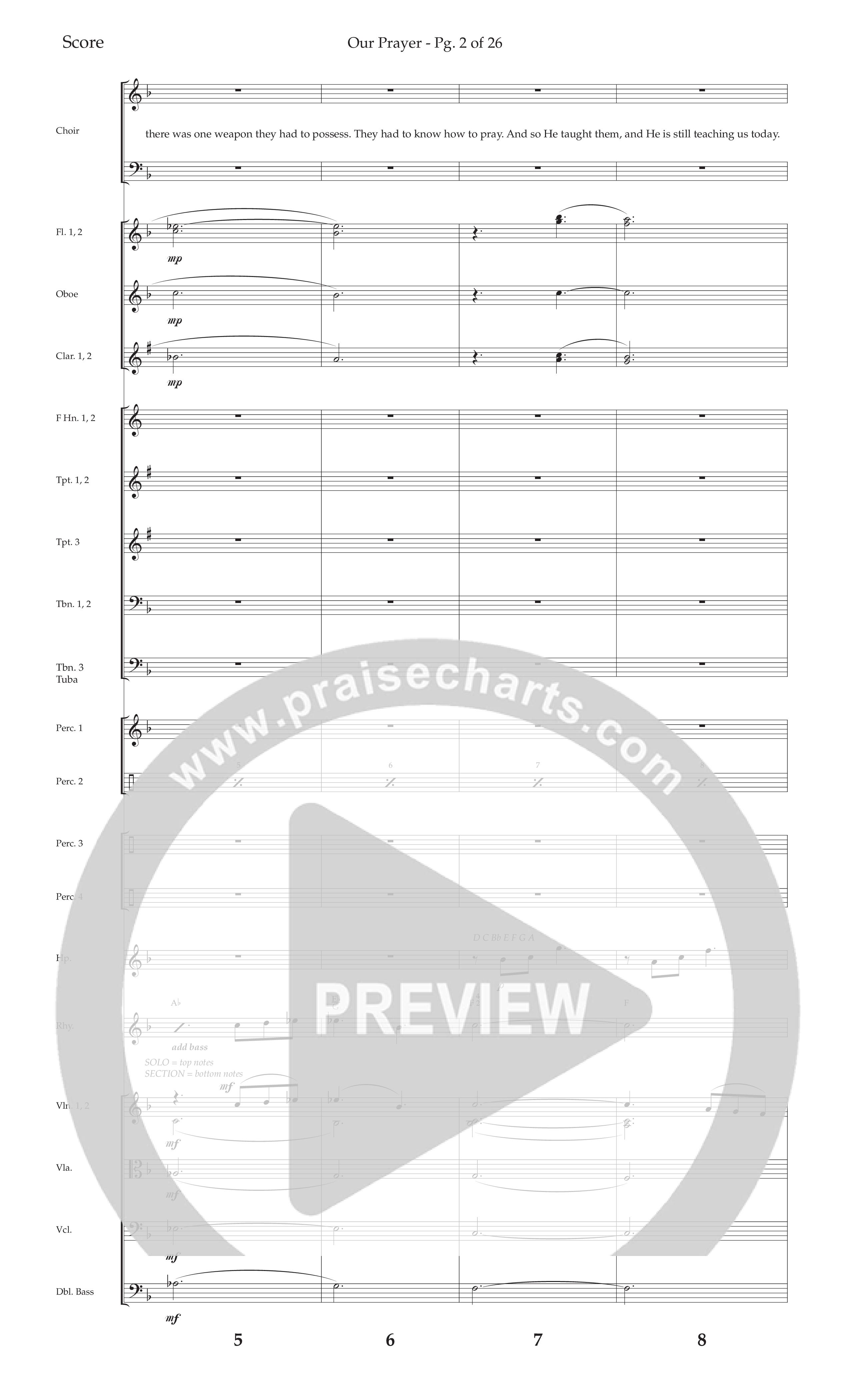 The Story Of Jesus (10 Song Choral Collection) Song 5 (Orchestration) (Lifeway Choral / Arr. Cliff Duren)