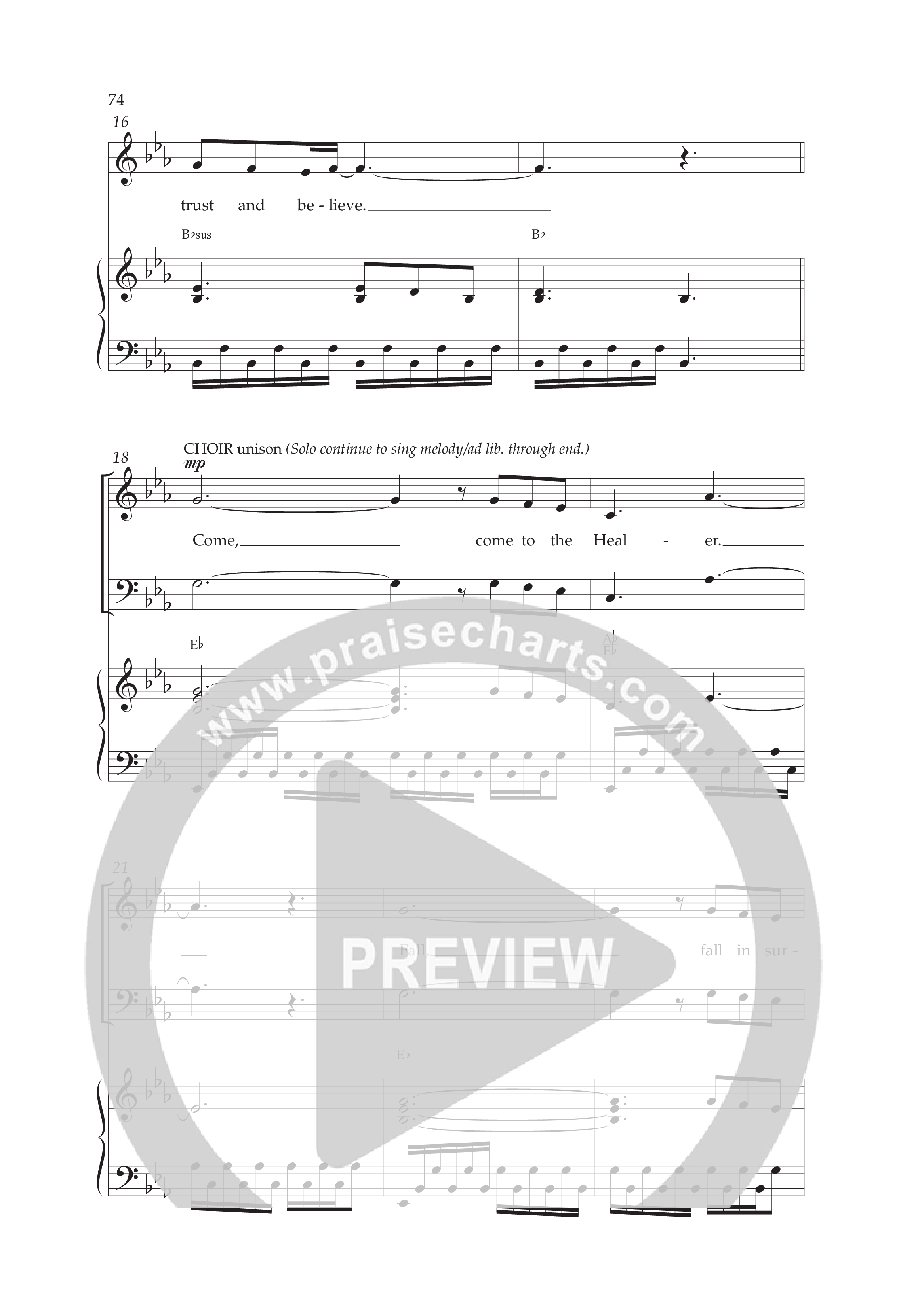 The Story Of Jesus (10 Song Choral Collection) Song 6 (Piano SATB) (Lifeway Choral / Arr. Cliff Duren)