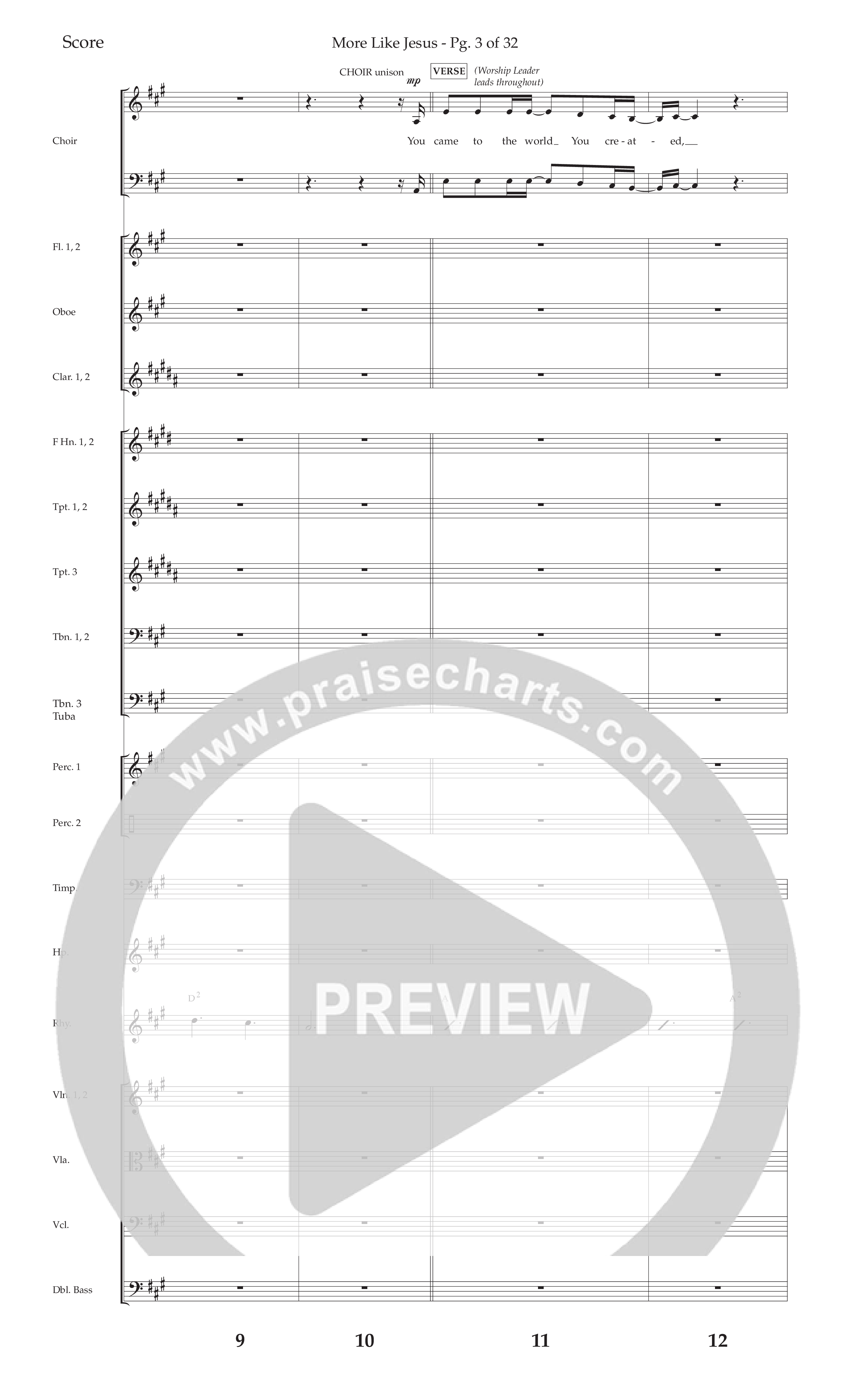 The Story Of Jesus (10 Song Choral Collection) Song 8 (Orchestration) (Lifeway Choral / Arr. Cliff Duren)