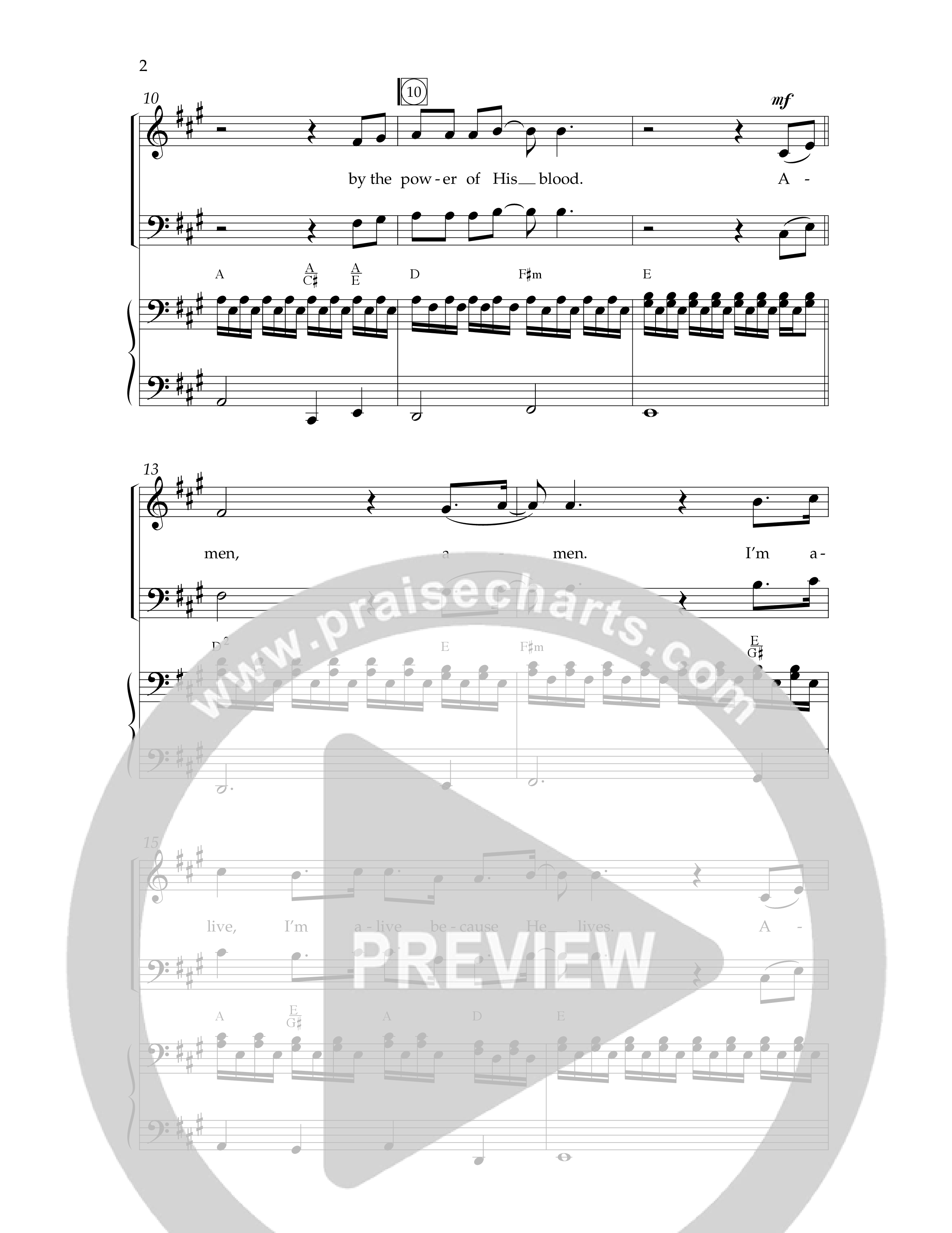 Sunday Worship Medleys (12 Song Choral Collection) (Choral Anthem SATB) Song 2 (Piano SATB) (Lifeway Choral / Arr. Dennis Allen)