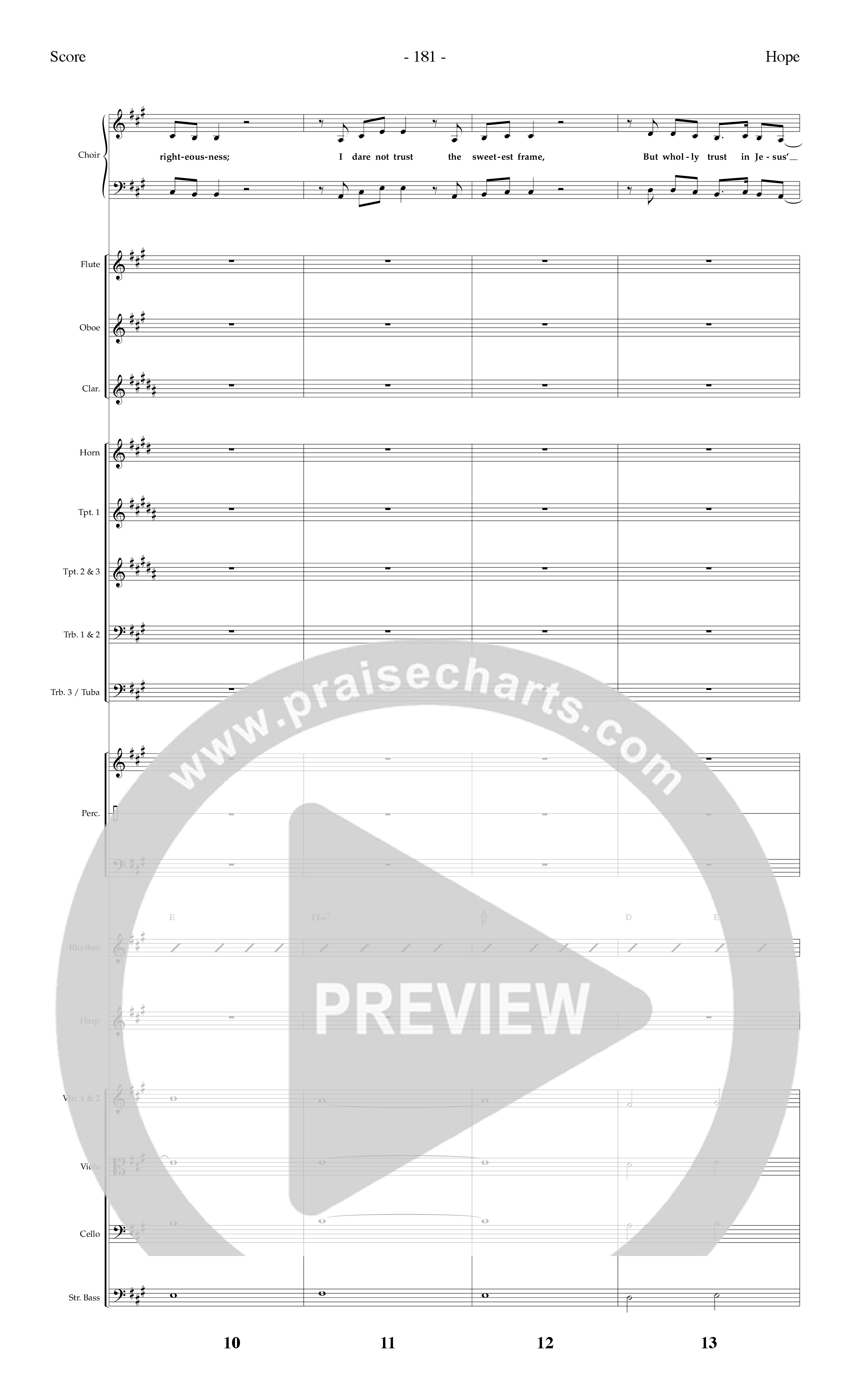 Sunday Worship Medleys (12 Song Choral Collection) (Choral Anthem SATB) Song 7 (Orchestration) (Lifeway Choral / Arr. Dennis Allen)