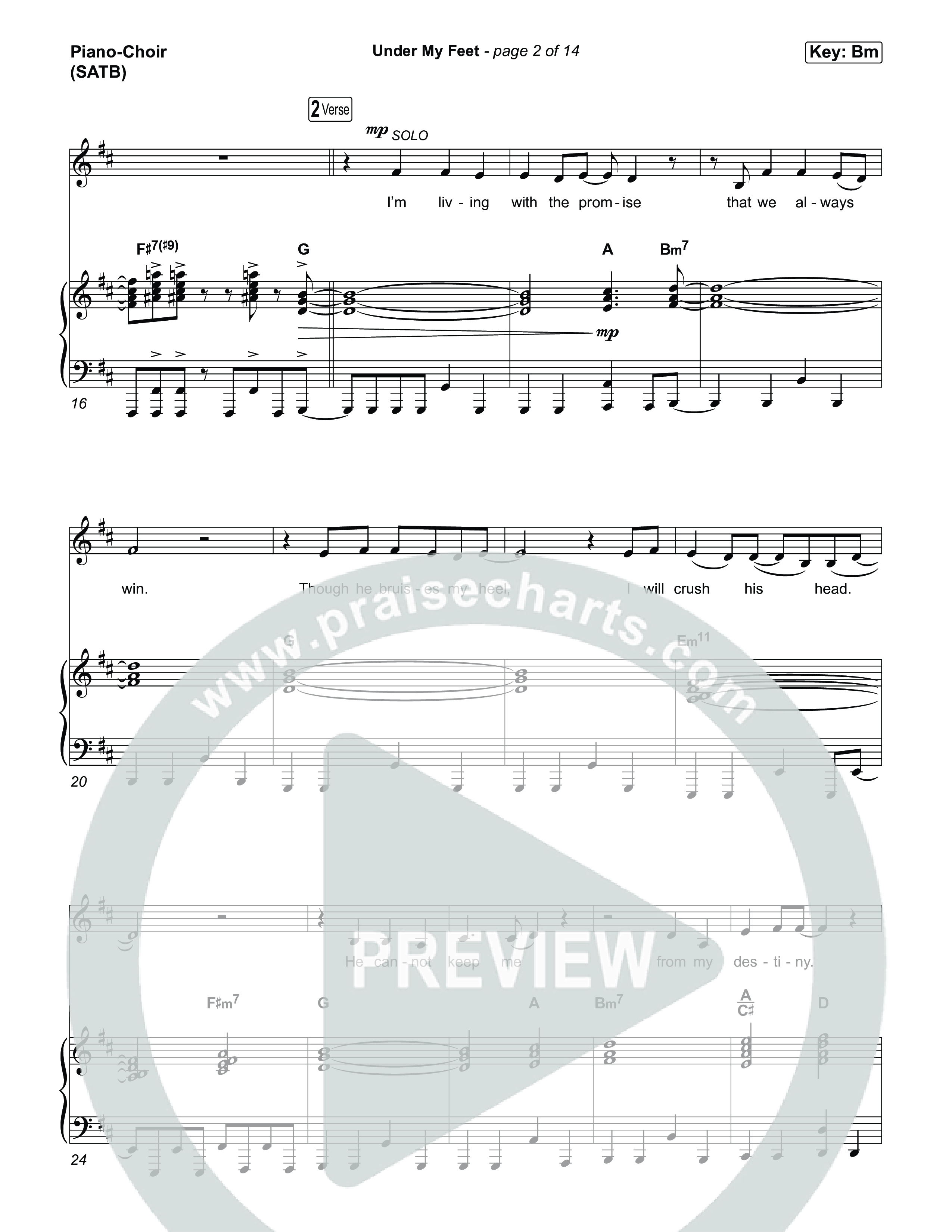 Under My Feet Piano/Vocal Pack (David Jennings)