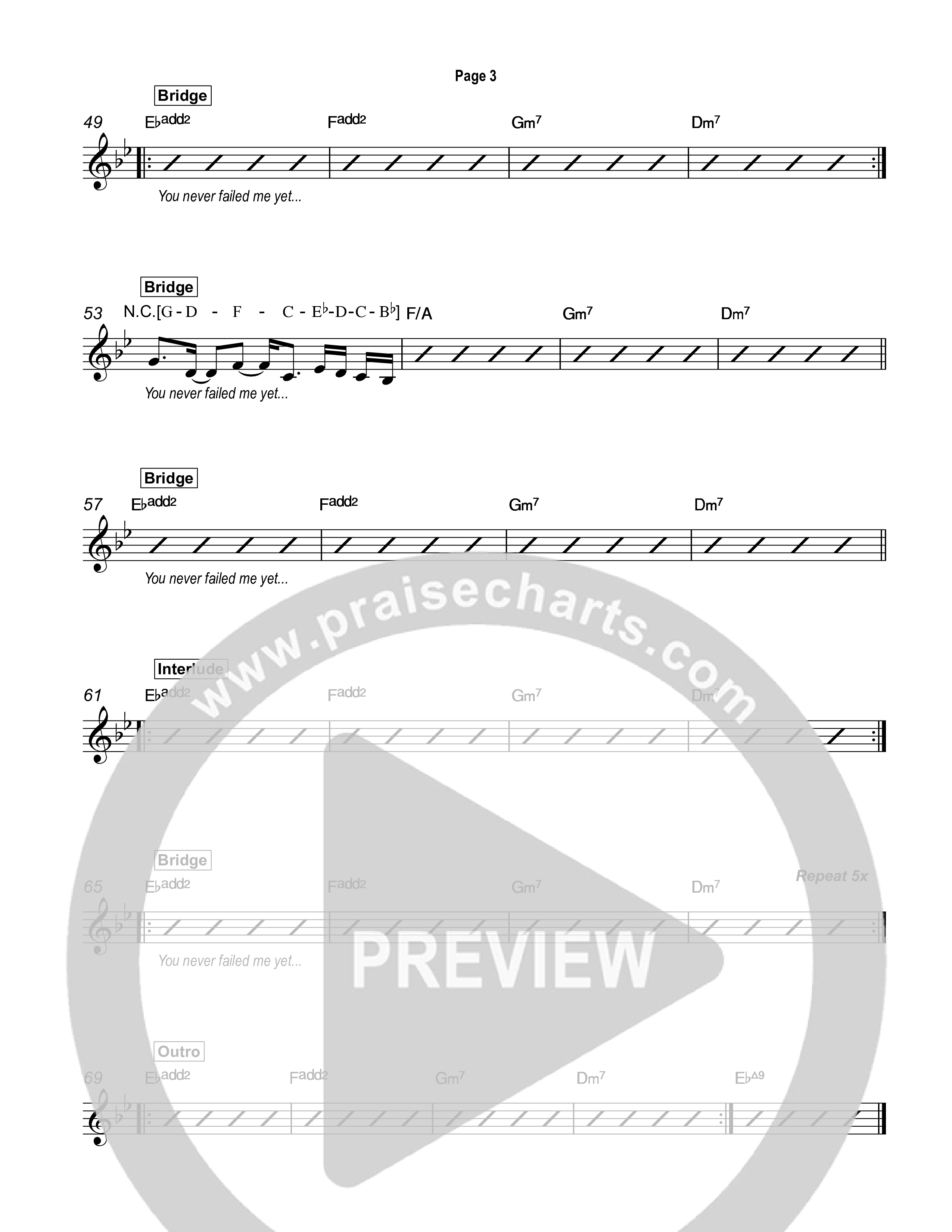 Praise You In The Waiting Rhythm Chart (David Jennings)