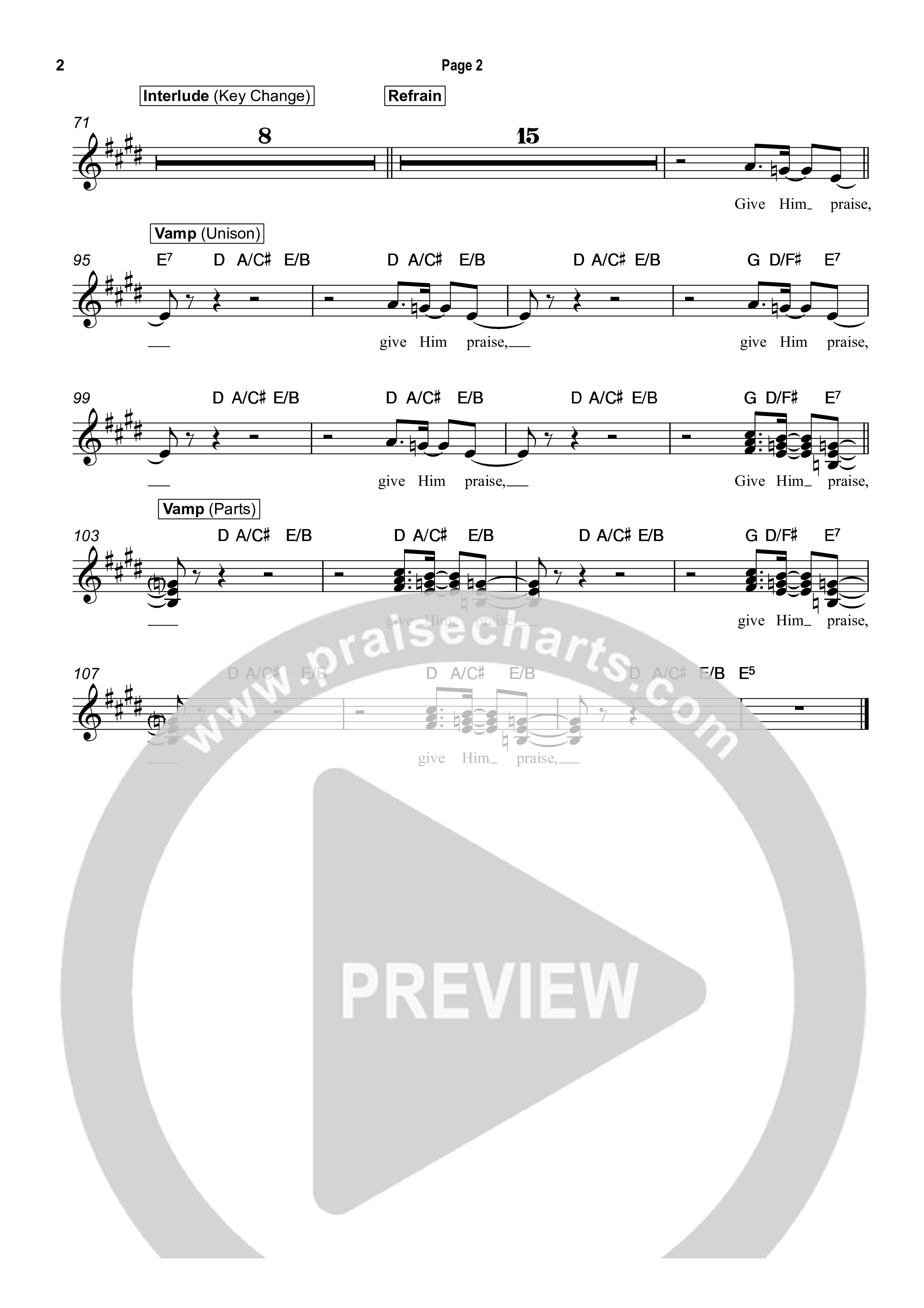 Shout Lead Sheet (SAT) (David Jennings)