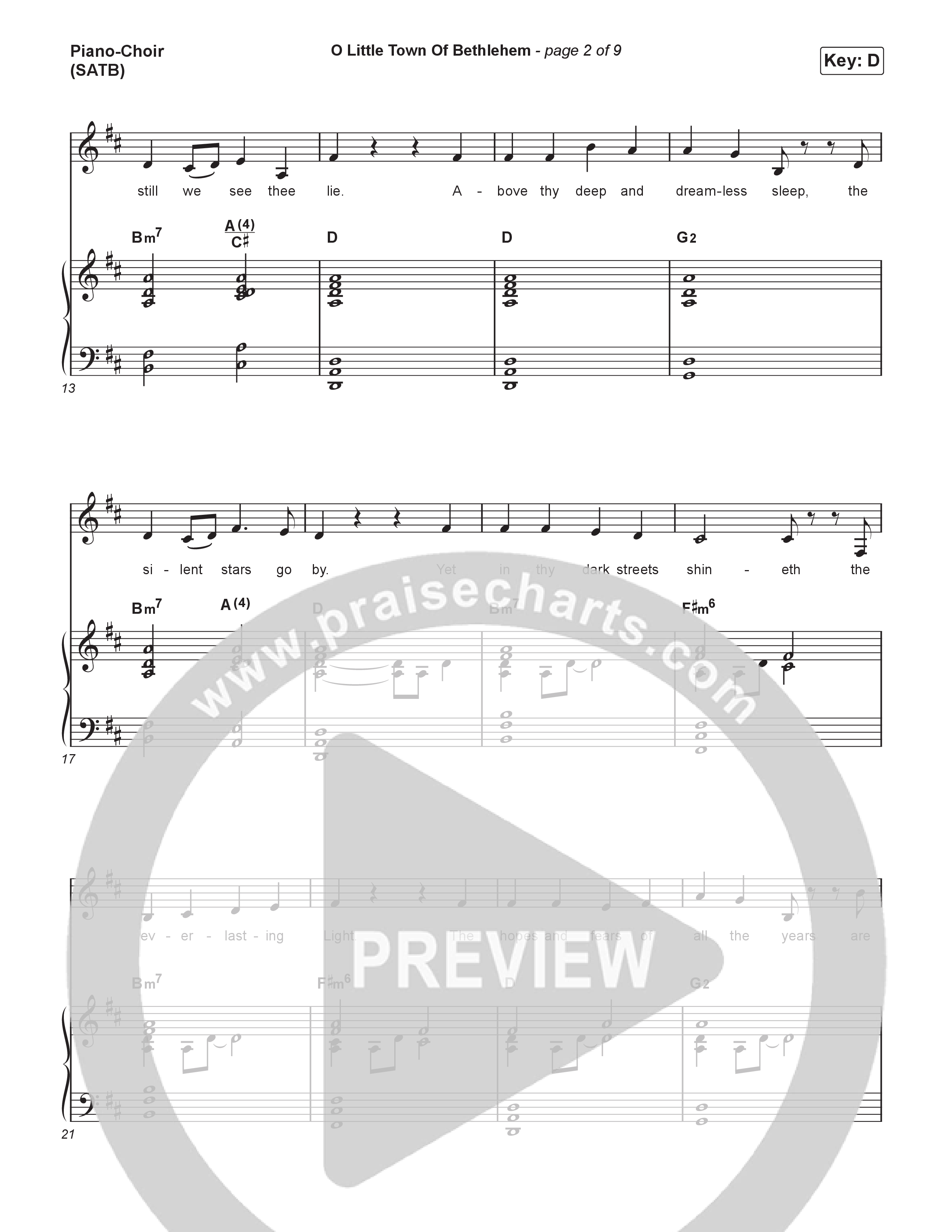 O Little Town of Bethlehem Piano/Vocal Pack (Journey Worship Co)