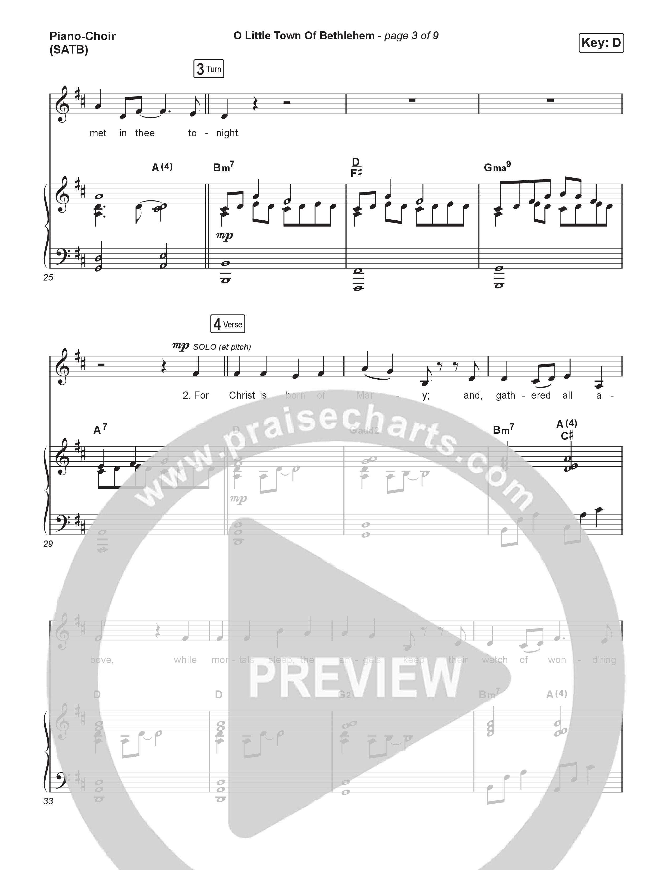 O Little Town of Bethlehem Piano/Vocal Pack (Journey Worship Co)