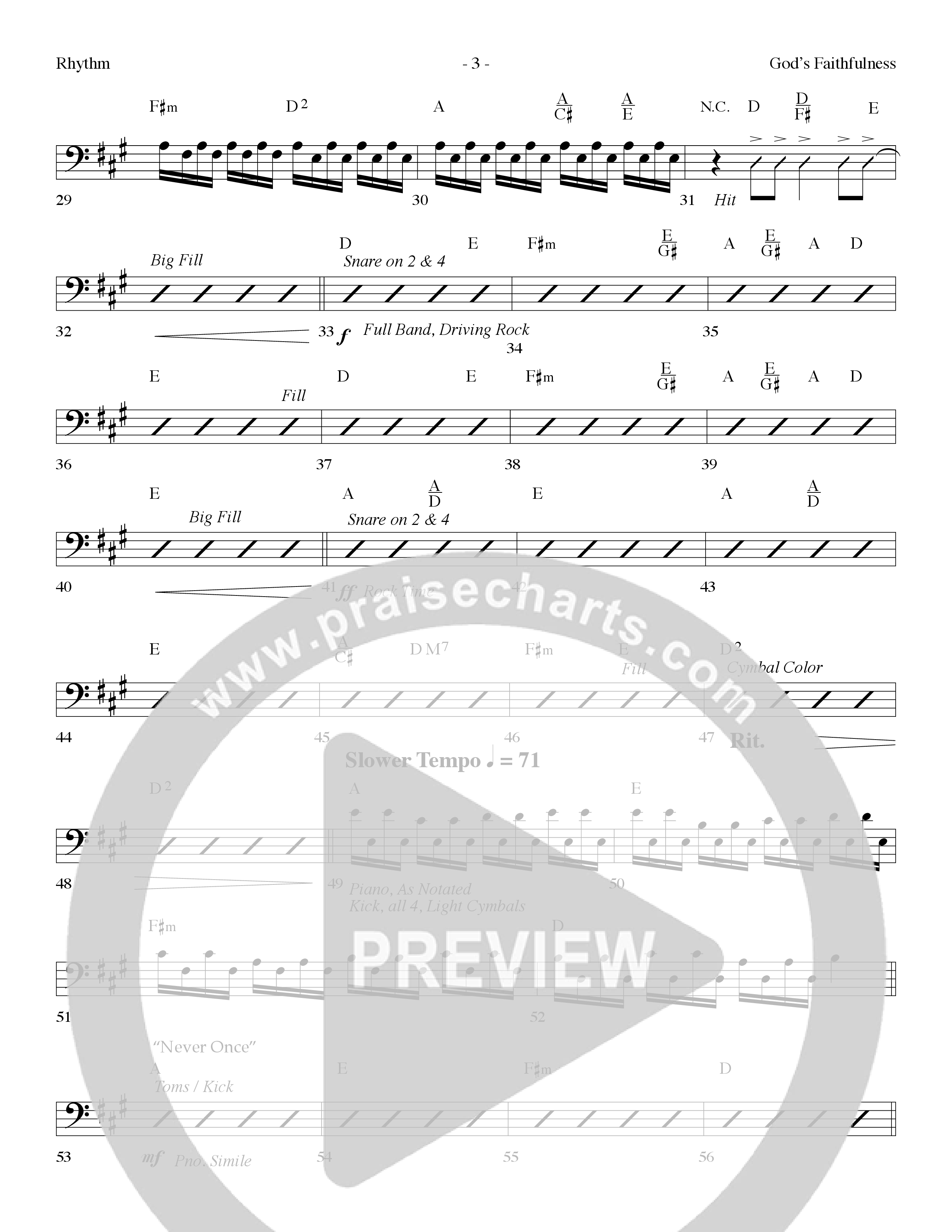 God's Faithfulness Medley (Choral Anthem SATB) Lead Melody & Rhythm (Lifeway Choral / Arr. Dennis Allen)