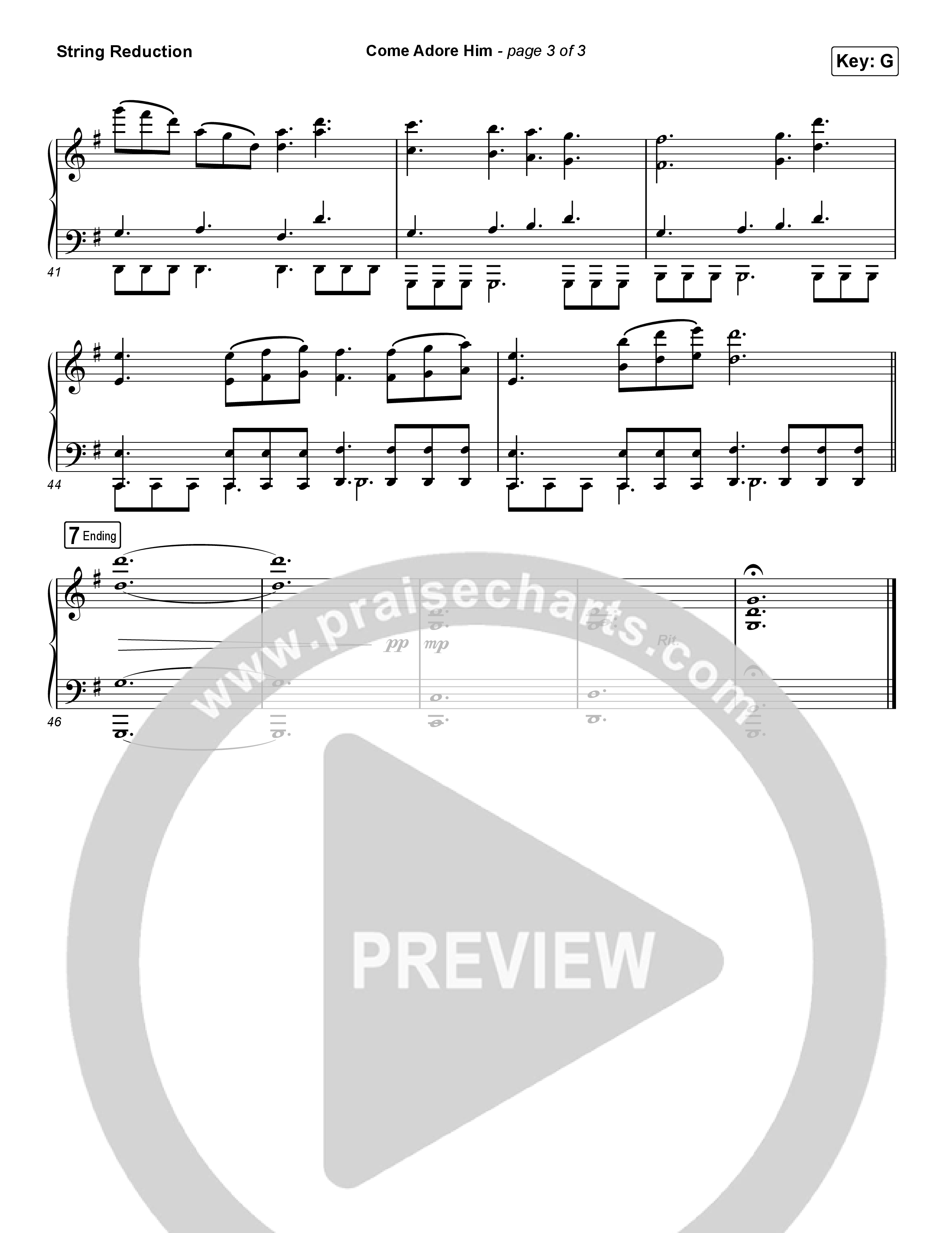 Come Adore Him String Reduction (Riley Clemmons)