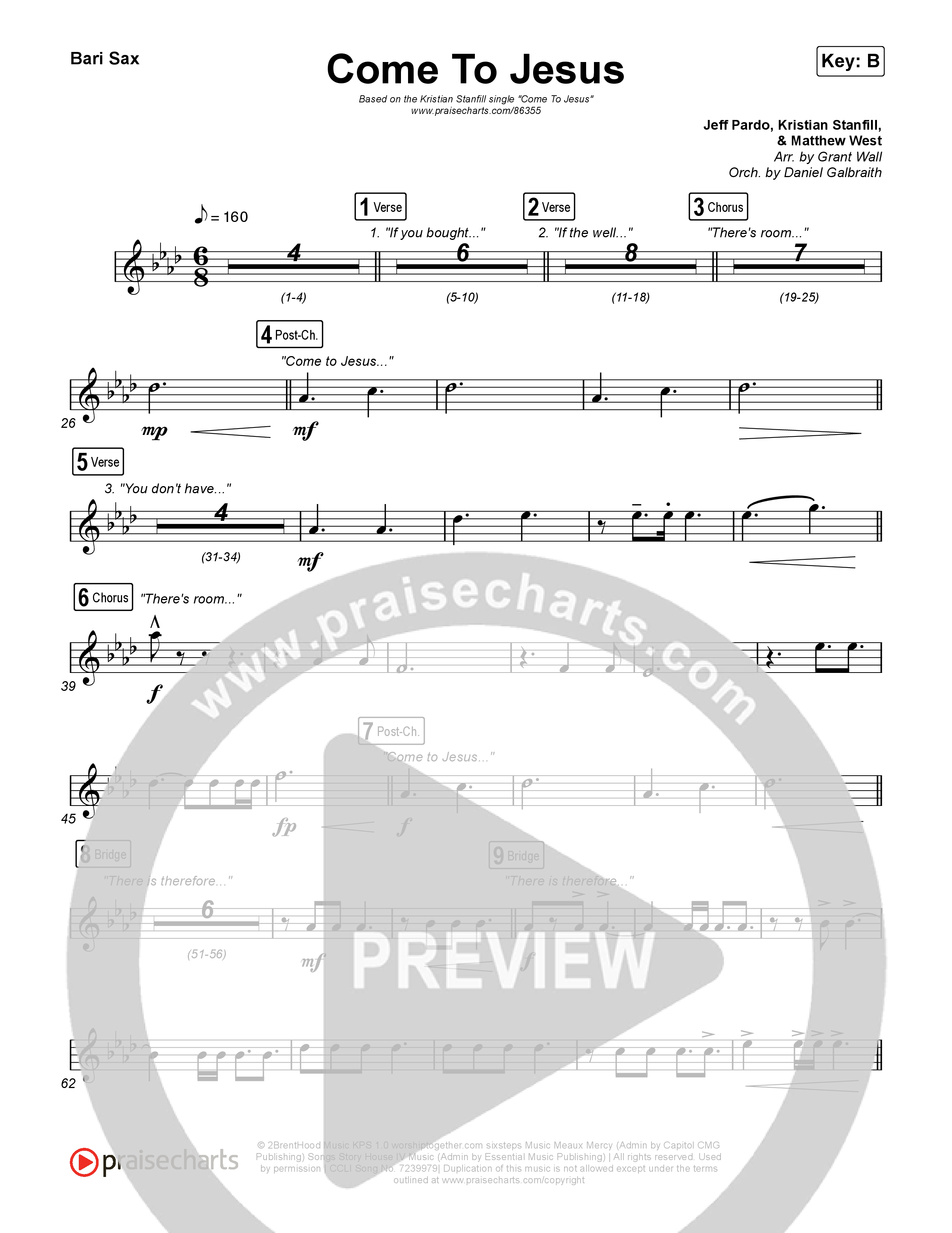 Come To Jesus Bari Sax (Kristian Stanfill)