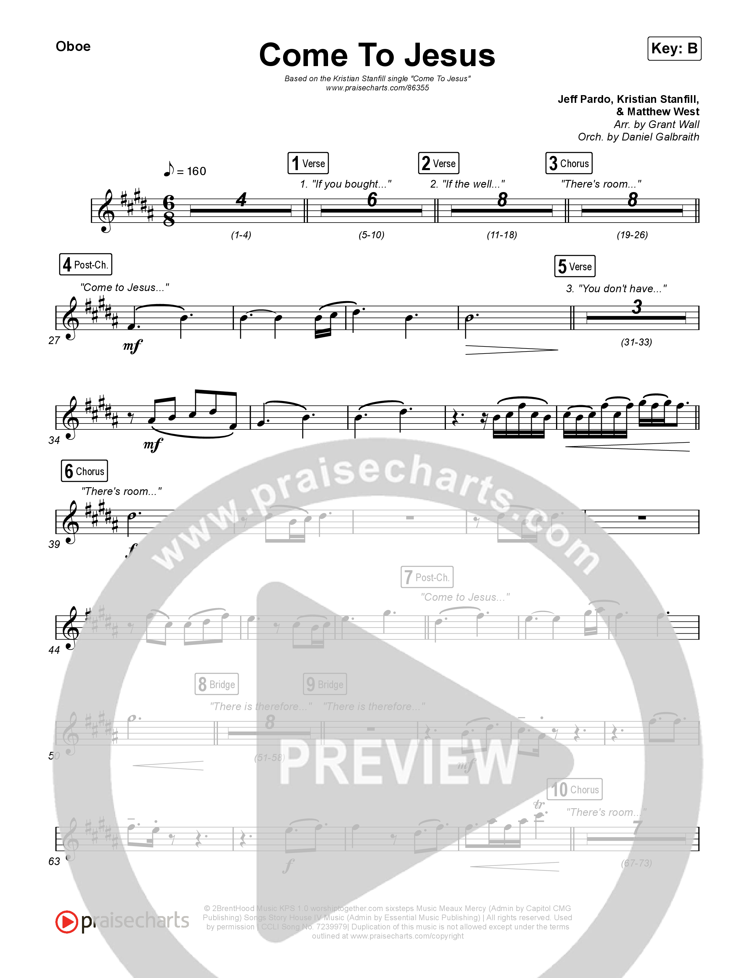 Come To Jesus Oboe (Kristian Stanfill)