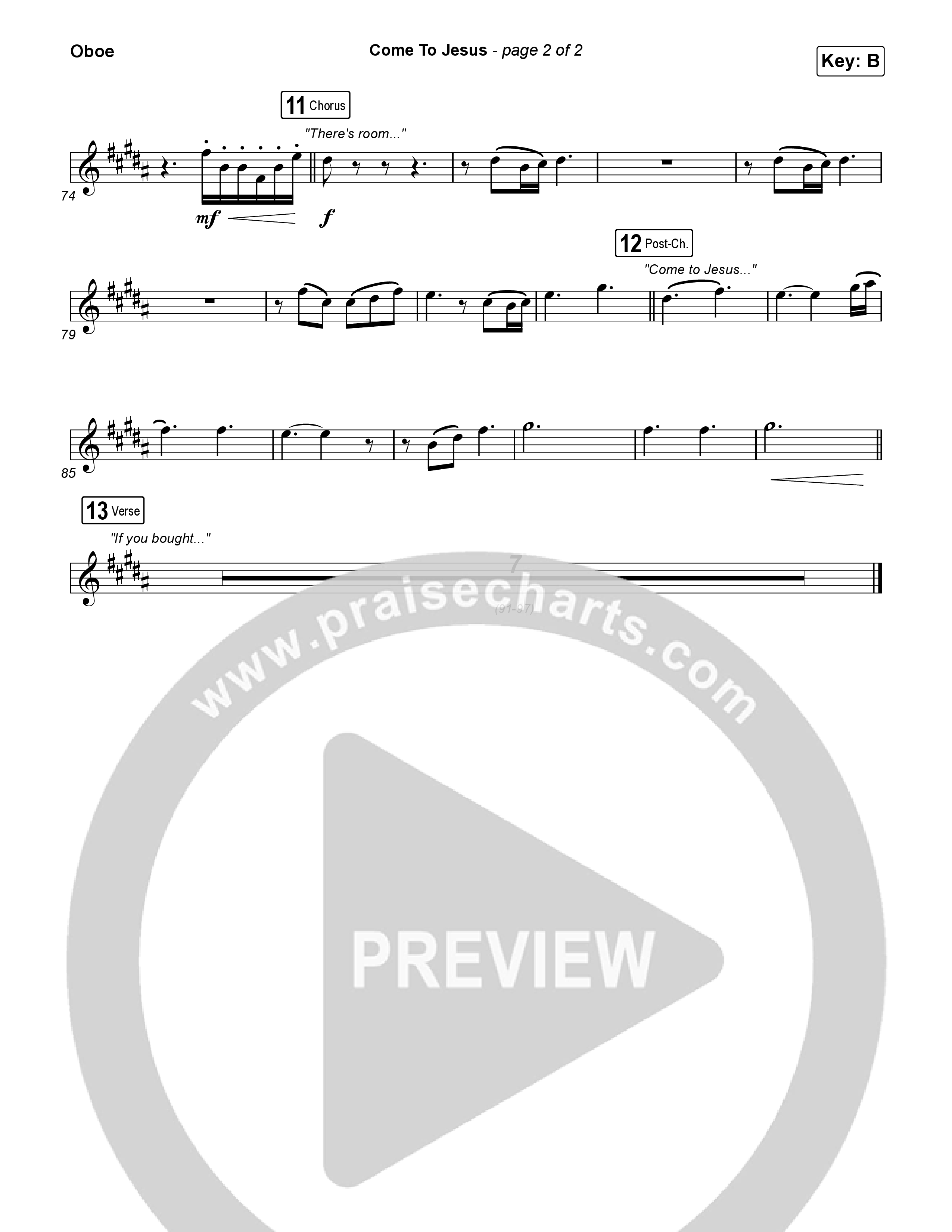 Come To Jesus Oboe (Kristian Stanfill)