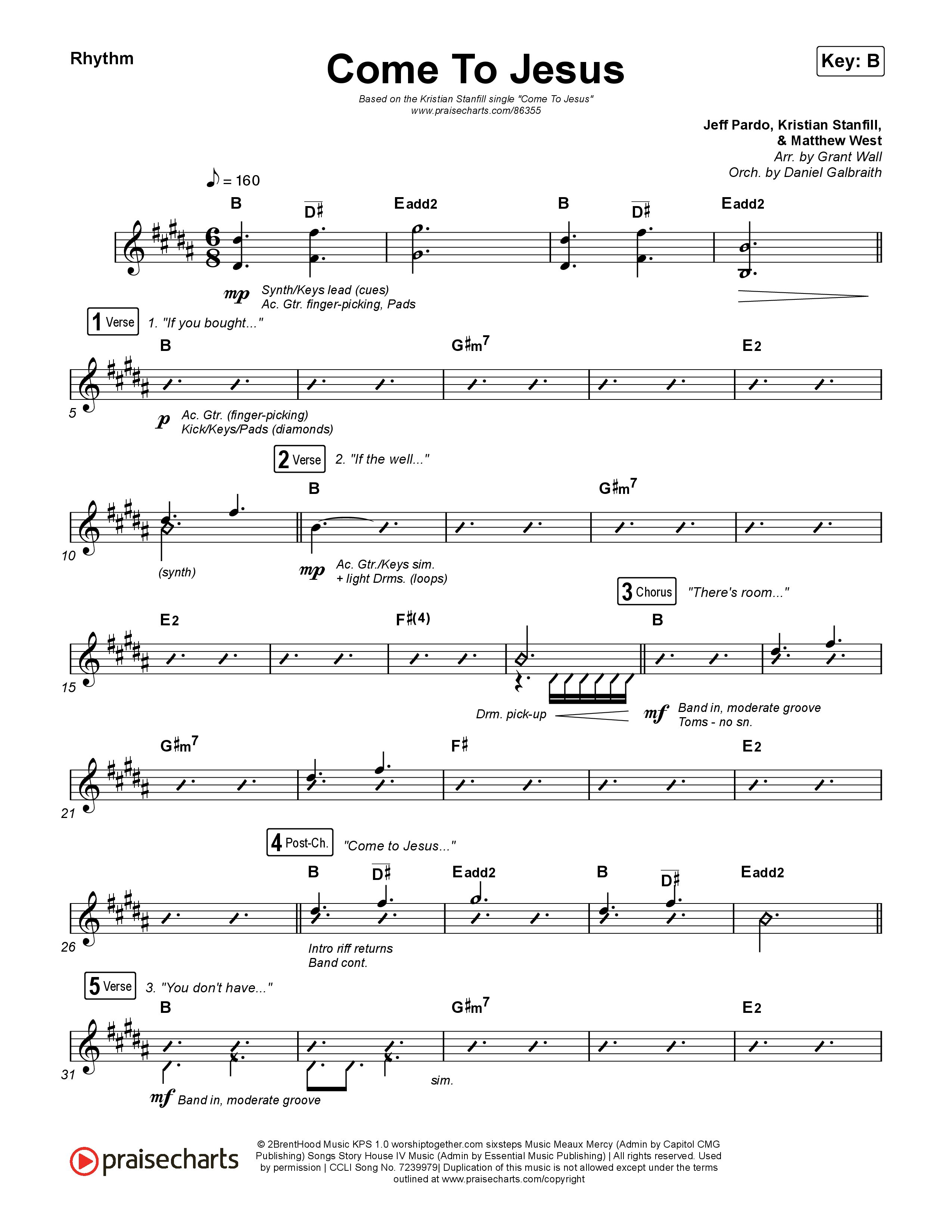 Come To Jesus Rhythm Pack (Kristian Stanfill)