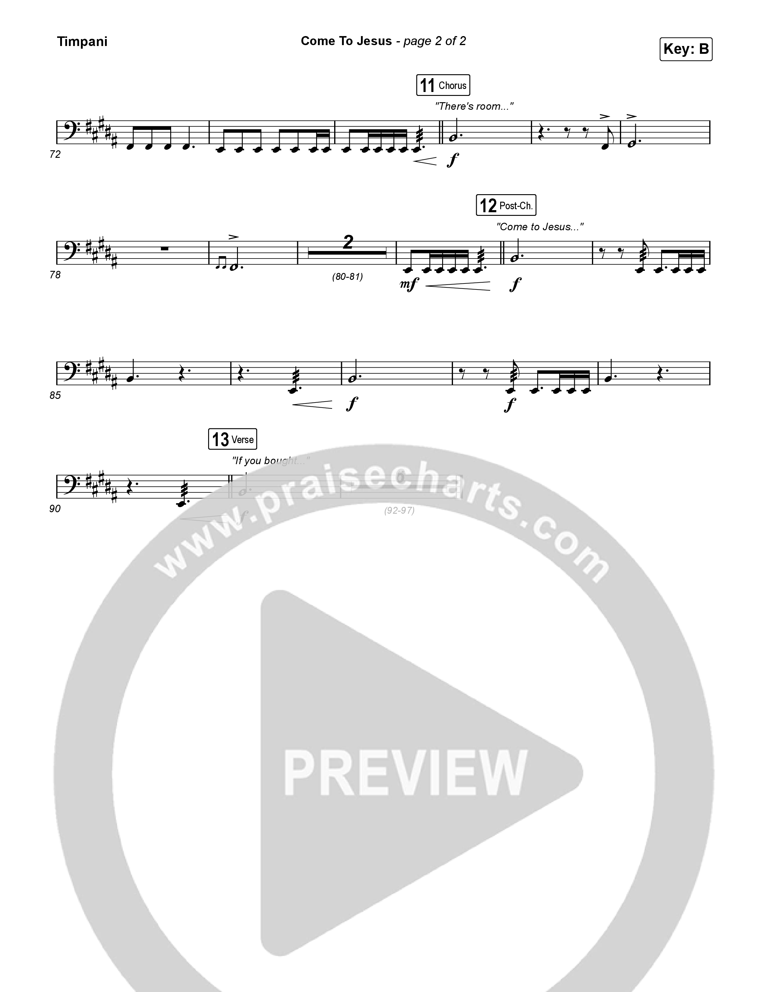 Come To Jesus Timpani (Kristian Stanfill)