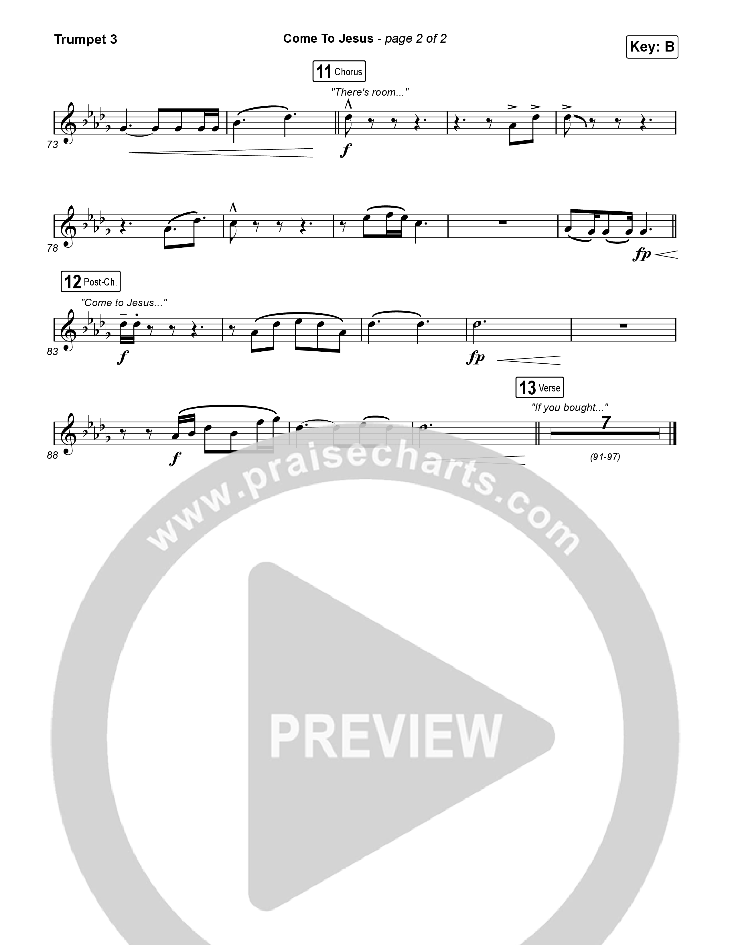 Come To Jesus Trumpet 3 (Kristian Stanfill)