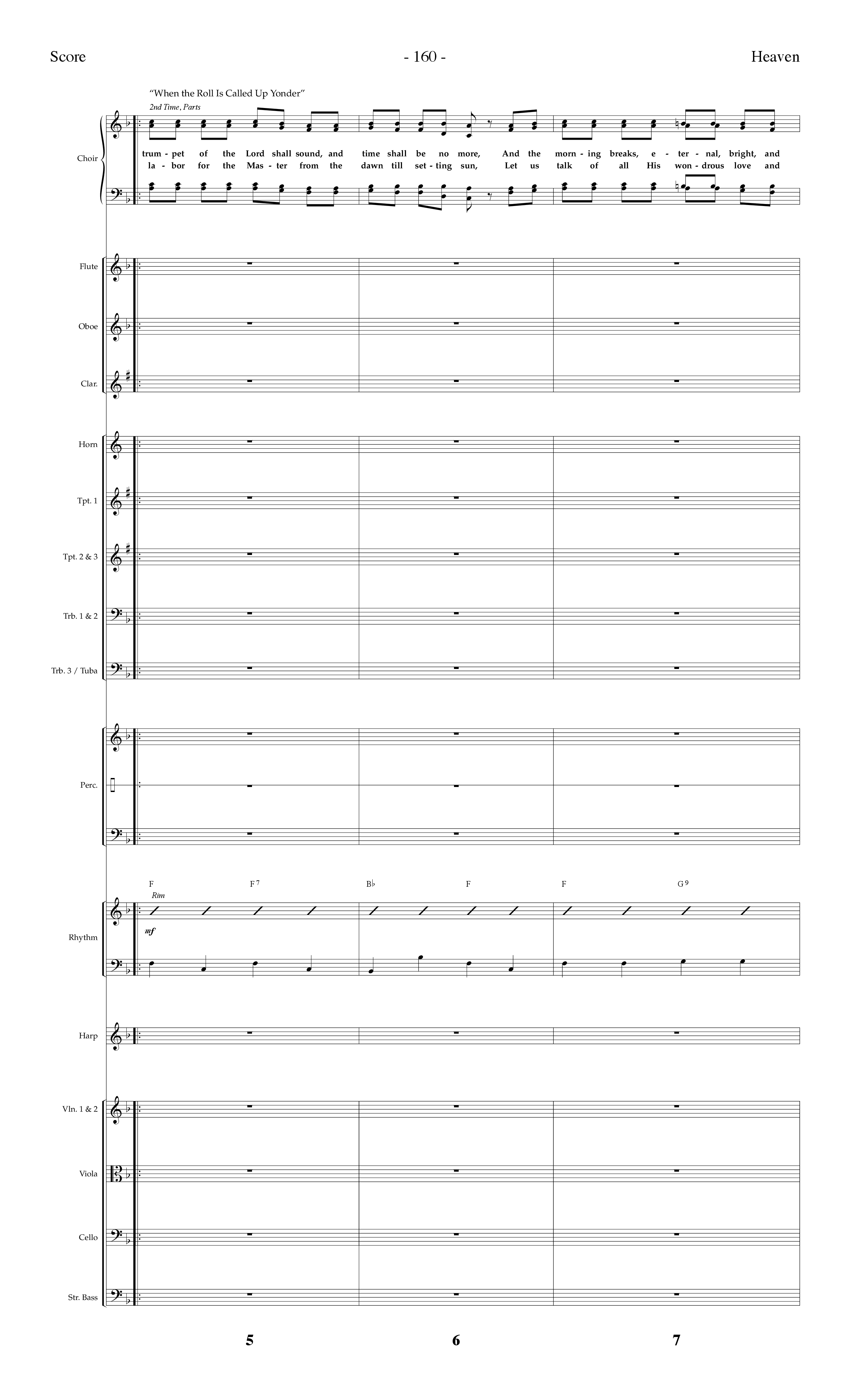Heaven Medley (Choral Anthem SATB) Conductor's Score (Lifeway Choral / Arr. Dennis Allen)